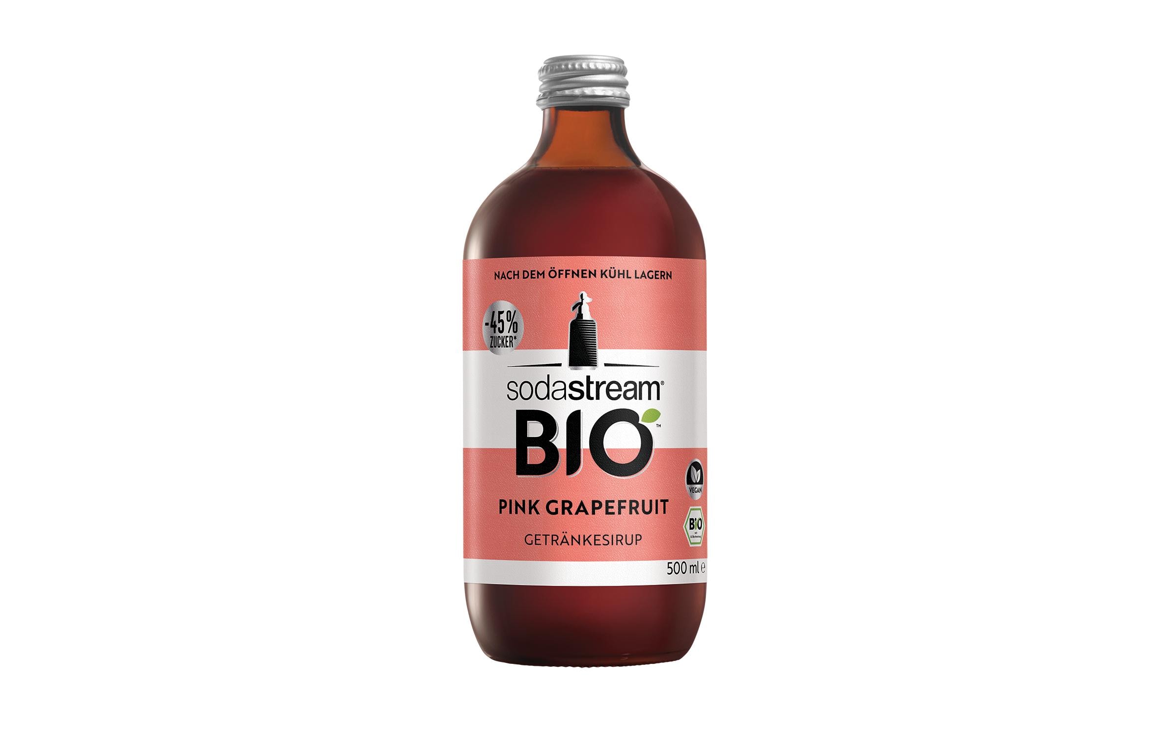 Sodastream Bio-Sirup Pink Grapefruit 500 ml Sodastream Bio-Sirup Pink Grapefruit 500 ml