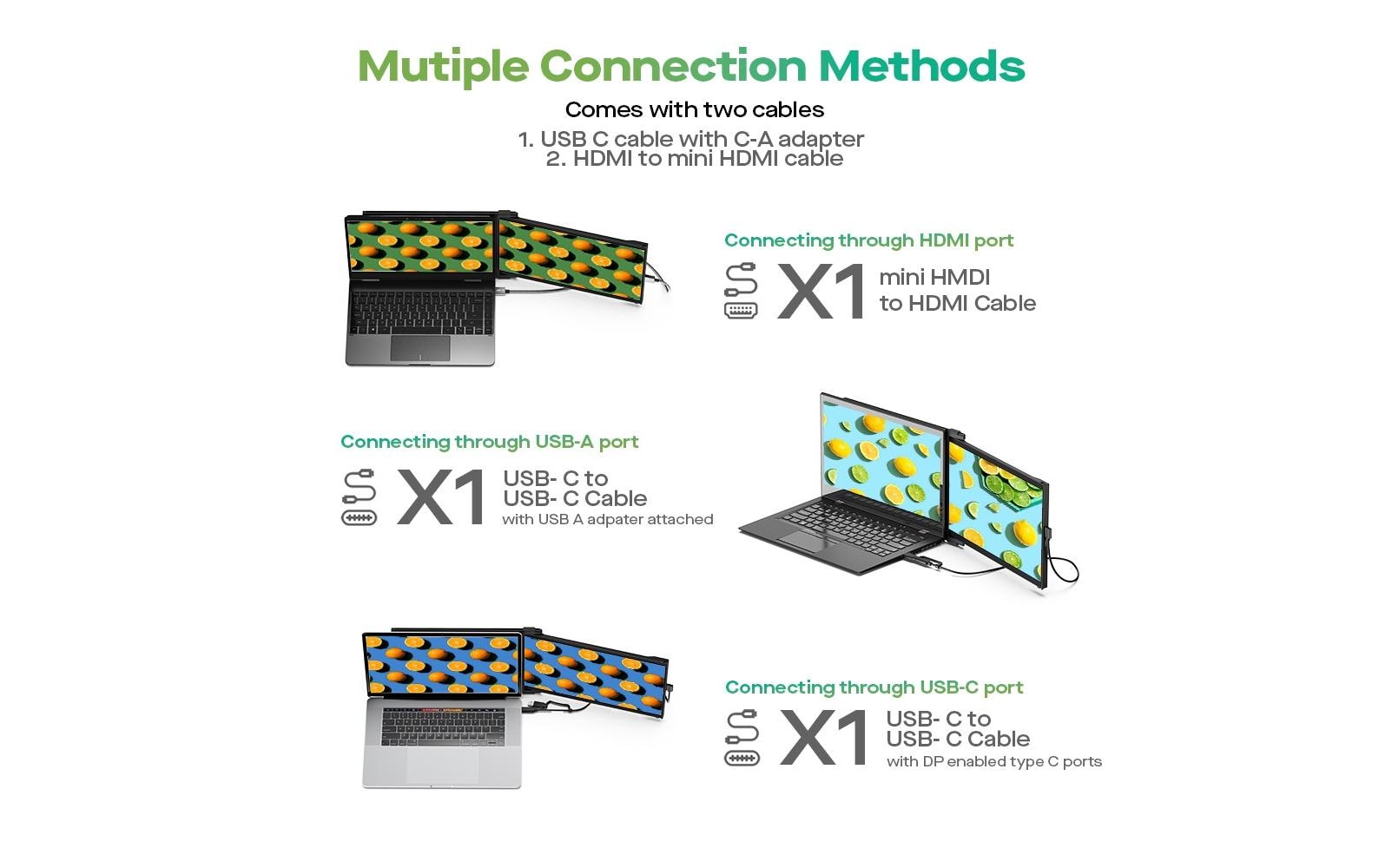 Mobile Pixels Monitor Duex Max DS 14.1