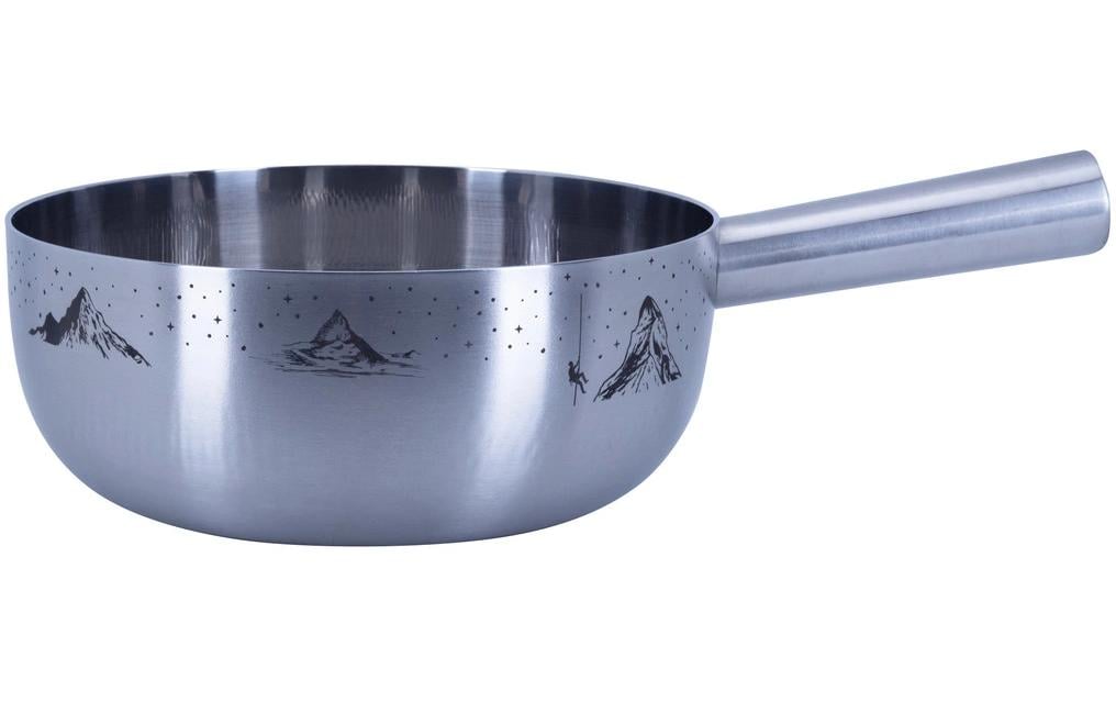 Nouvel Fondue-Caquelon Silber
