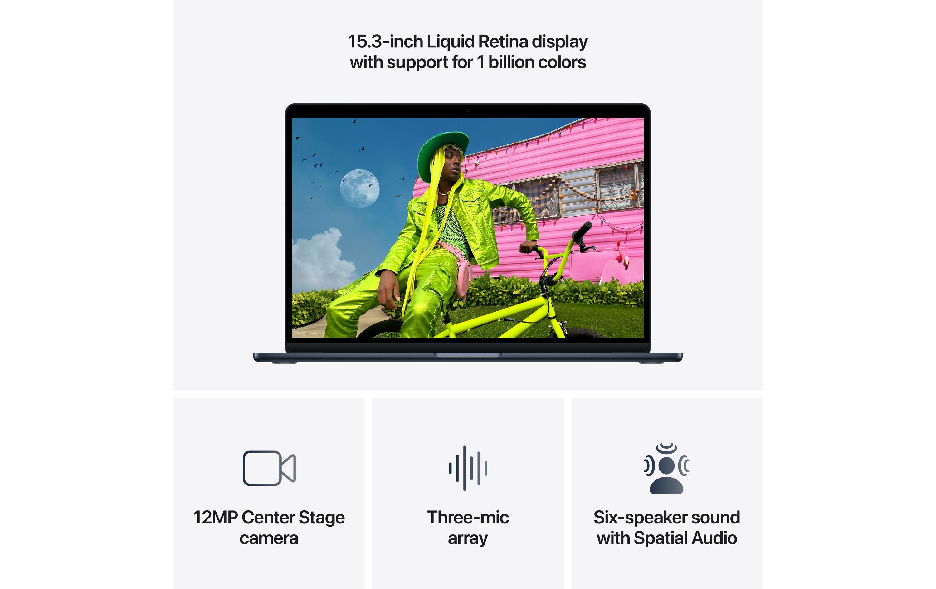 Apple MacBook Air 15 2026 M5 10C GPU / 24 GB / 1 TB Midnight
