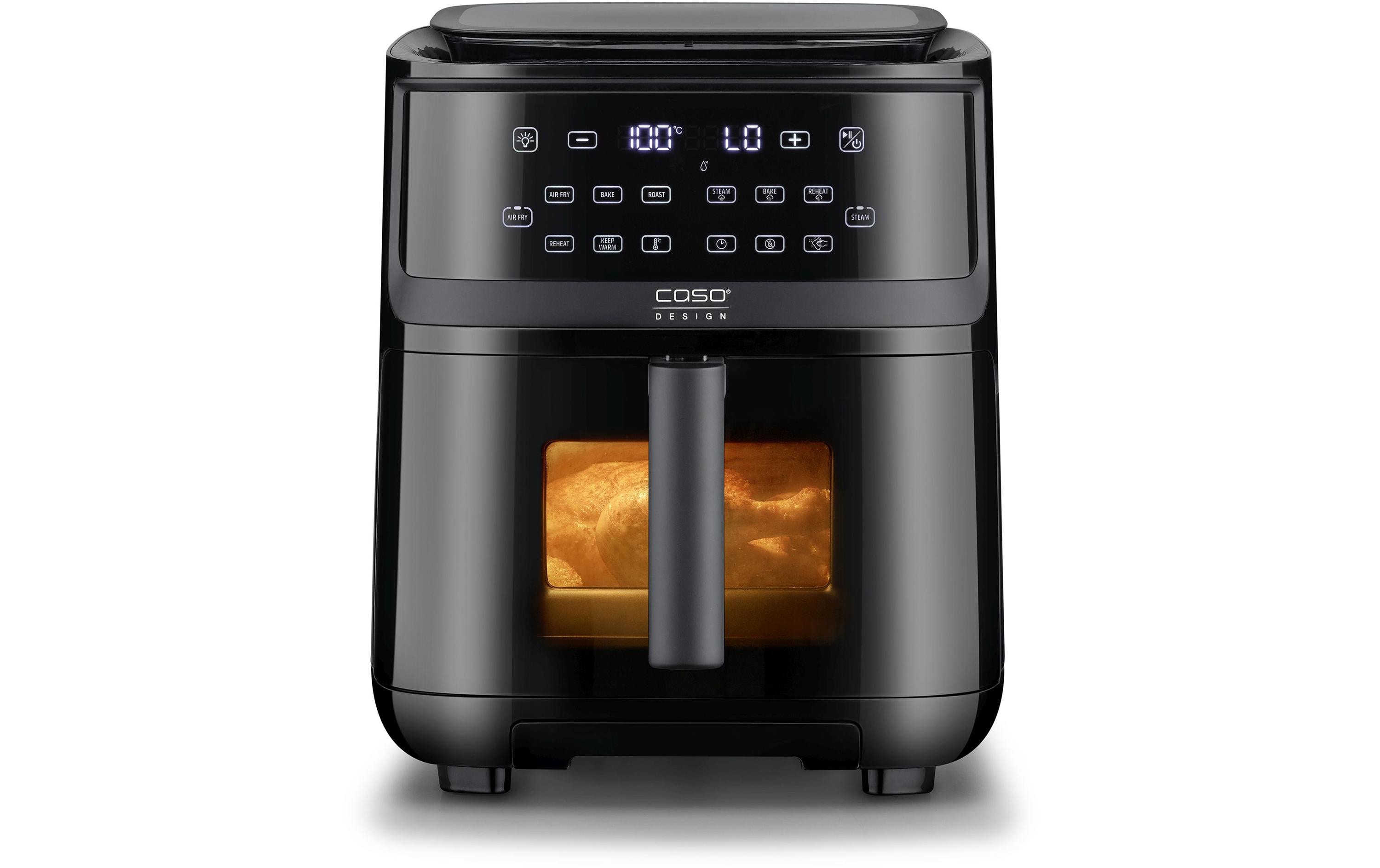 Caso Heissluft-Fritteuse AirFry & Steam 700 1.3 kg, Schwarz Caso Heissluft-Fritteuse AirFry & Steam 700 1.3 kg, Schwarz