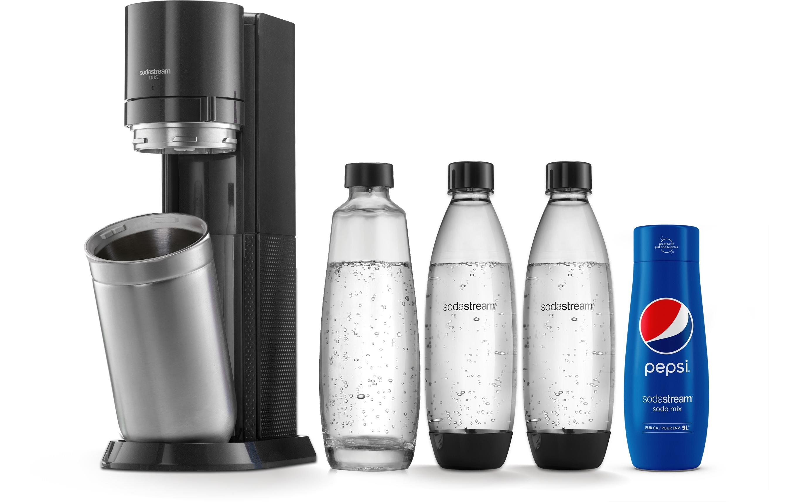 Sodastream Wassersprudler Duo Pepsi Schwarz