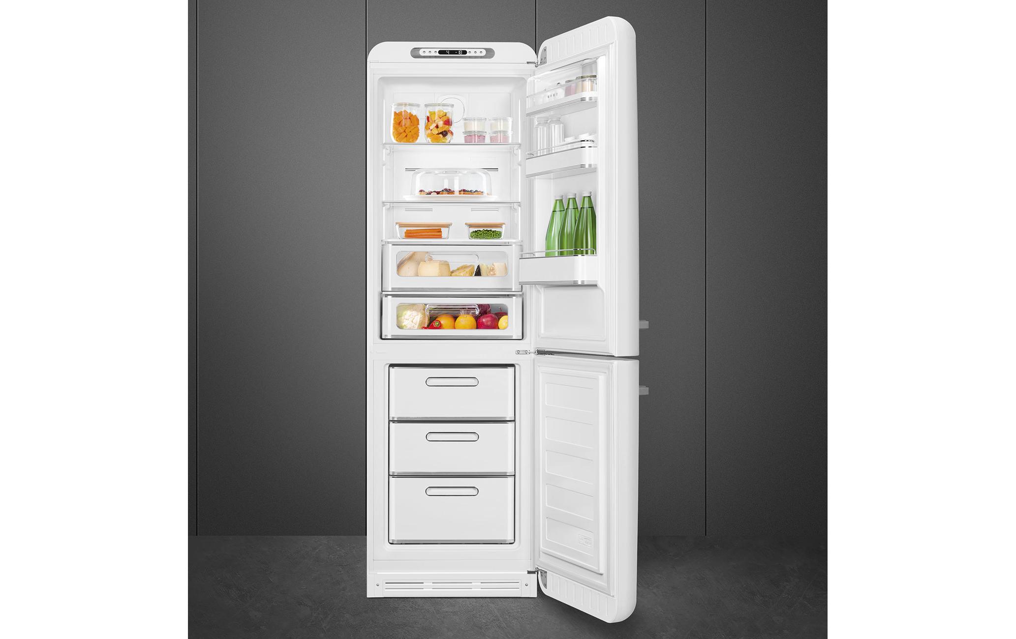 SMEG Kühl-Gefrierkombination FAB32RWH6 Weiss, Rechts