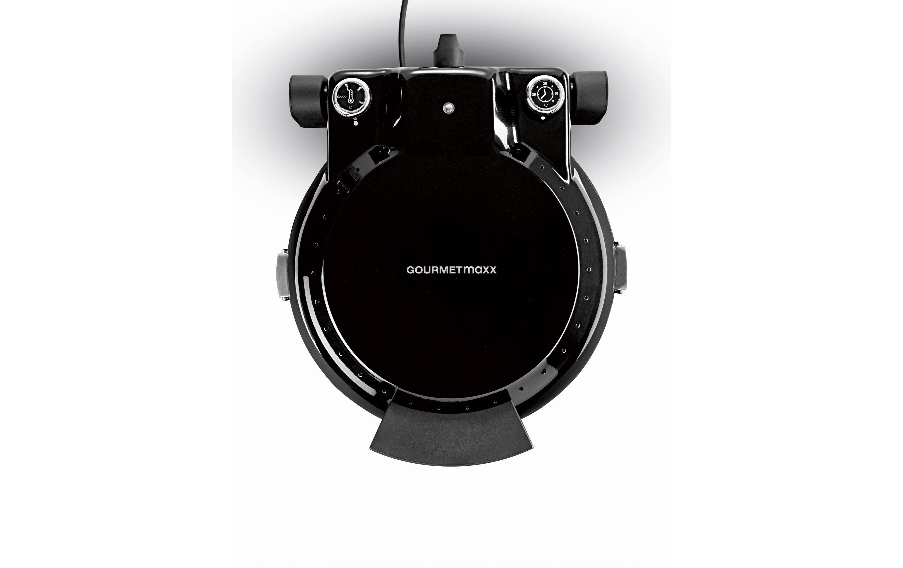 GOURMETmaxx Pizzaofen Ø 30 cm, Schwarz GOURMETmaxx Pizzaofen Ø 30 cm, Schwarz