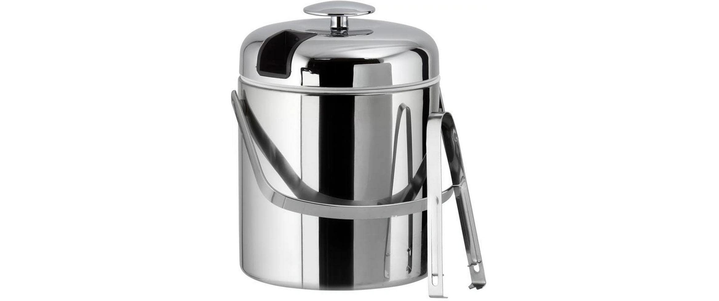 APS Eiswürfelbehälter POLAR 14 x 22 cm, 1.3 Liter, Silber