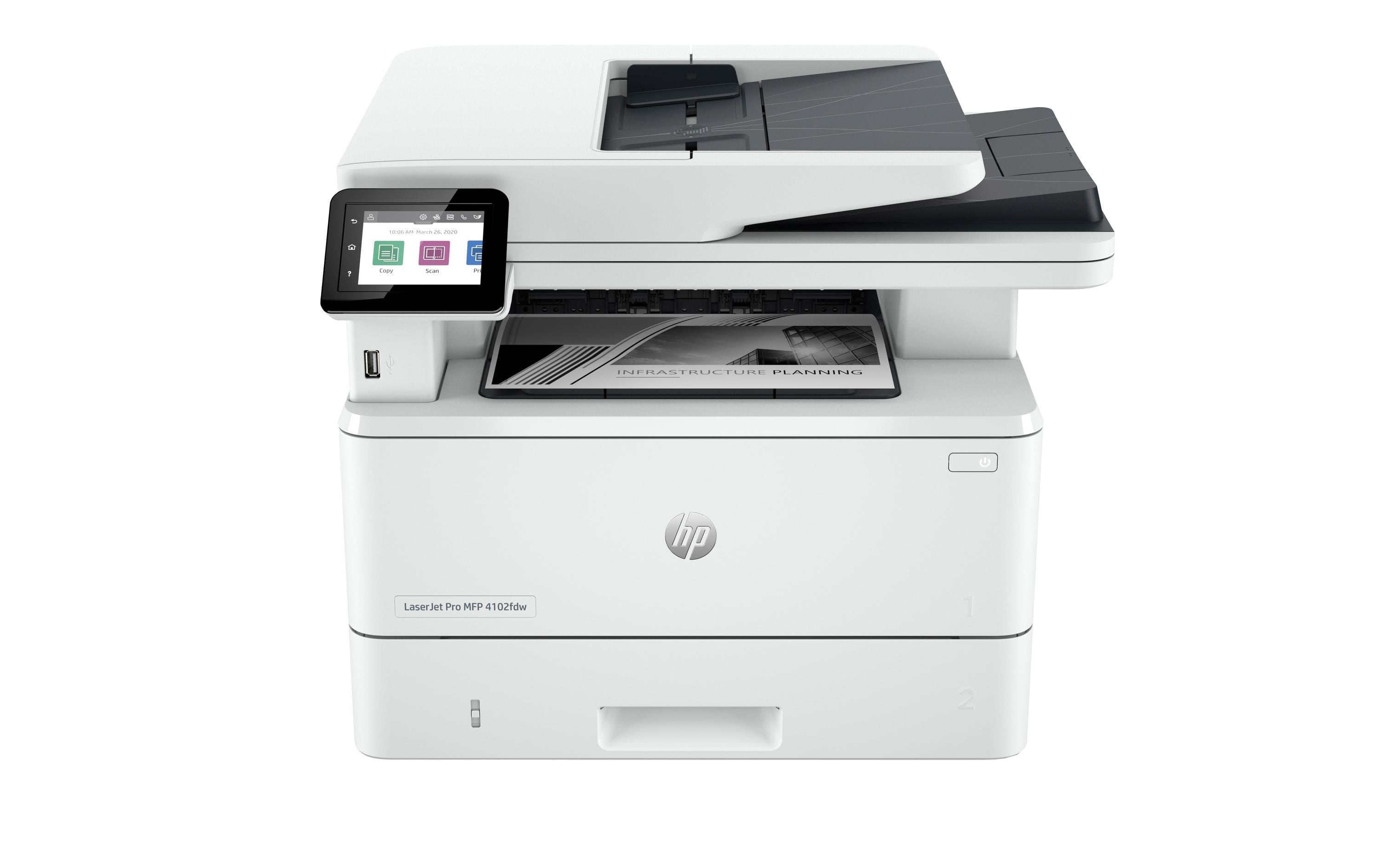 HP LaserJet Pro 4102dw Schwarzweiss, Laser, A4, WLAN, Duplex