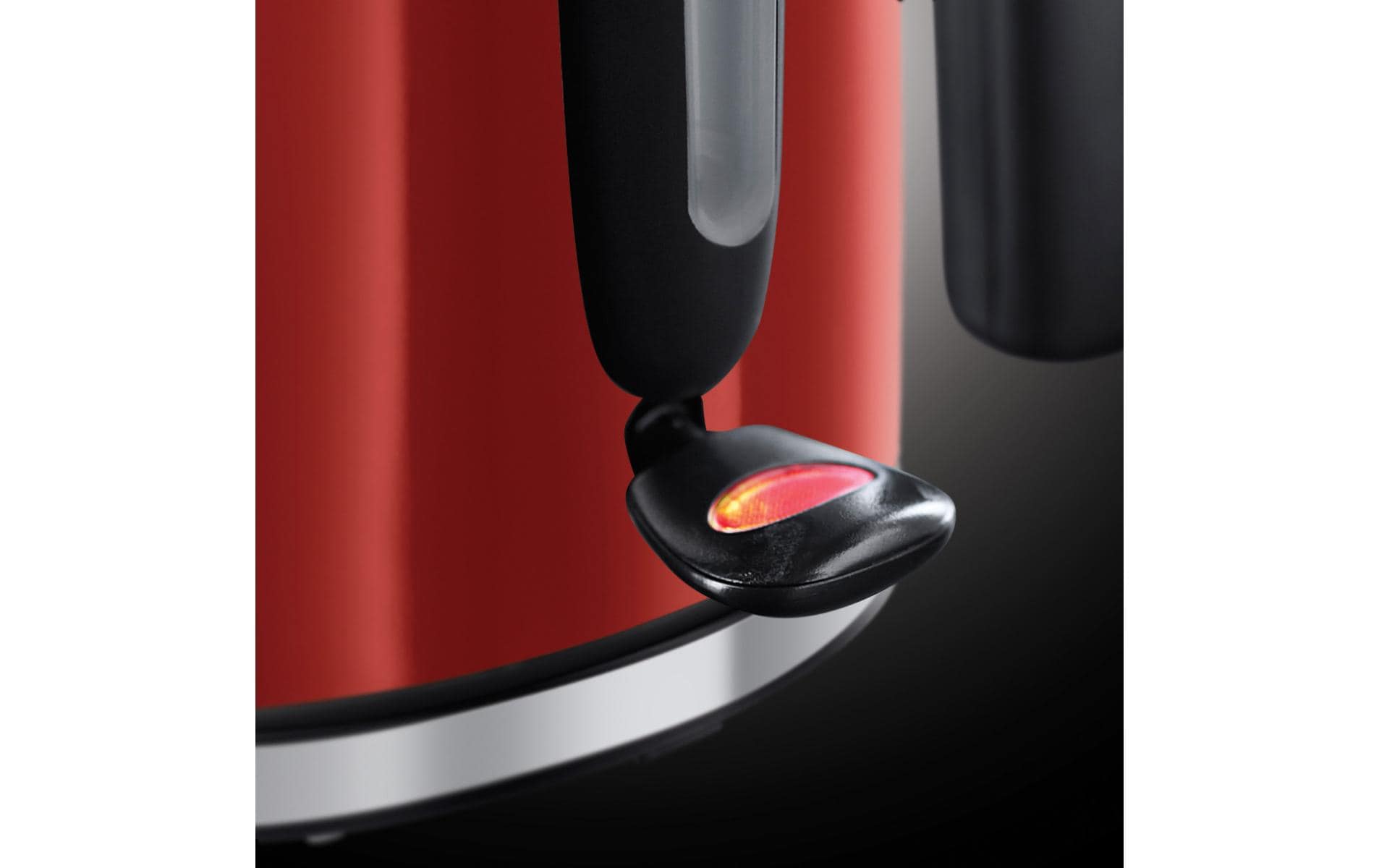 Russell Hobbs Wasserkocher 1.7 l, Rot/Schwarz