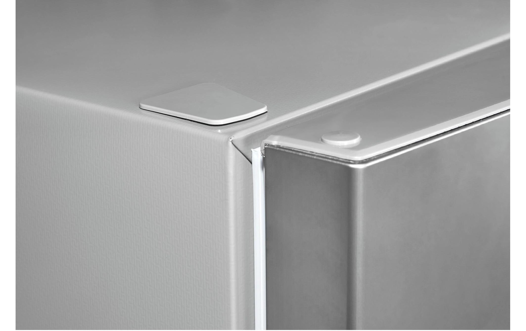 SPC Gefrierschrank H-GS3450 INOX-Look Rechts/Wechselbar