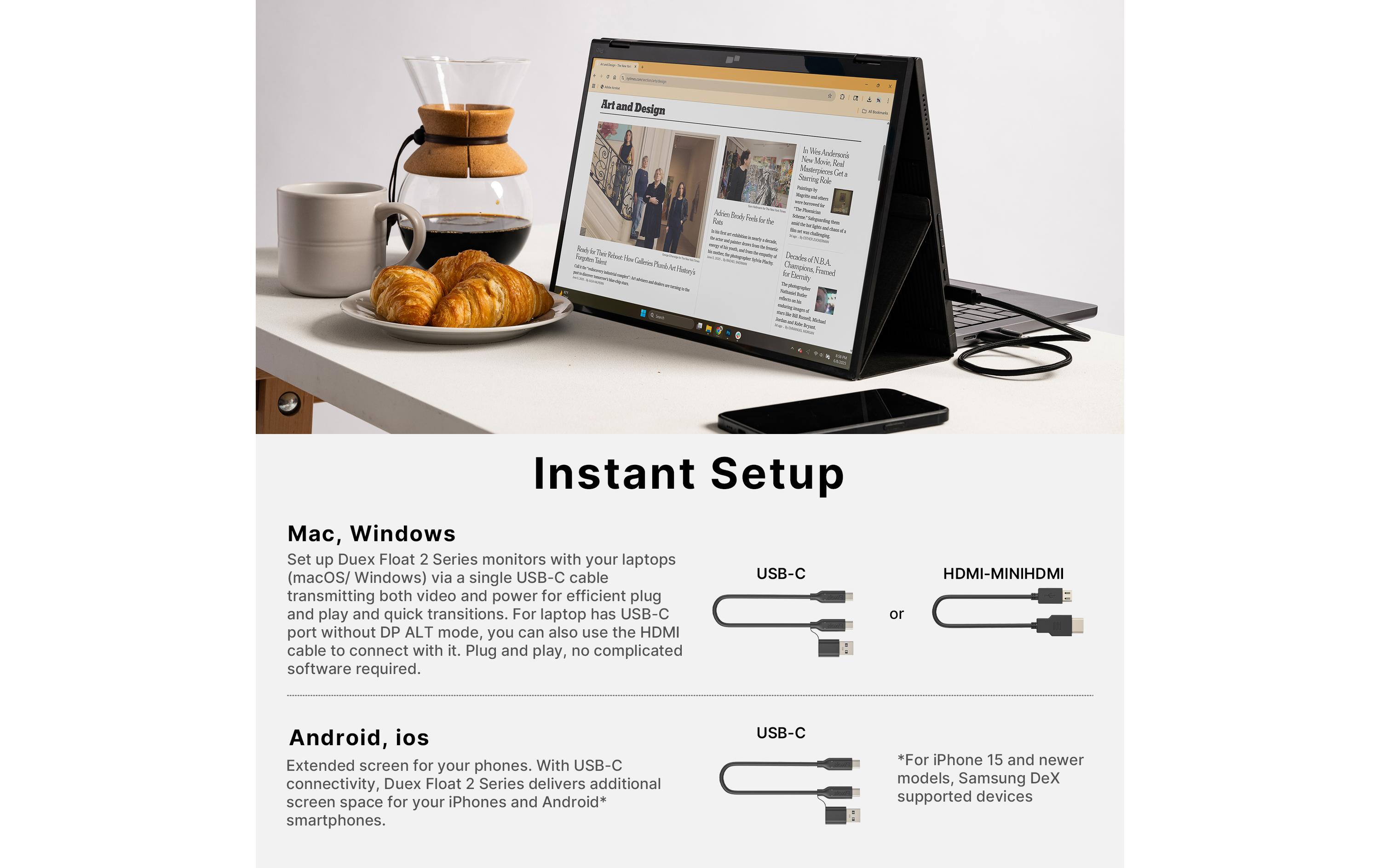 Mobile Pixels Monitor Duex Float 2 15.6