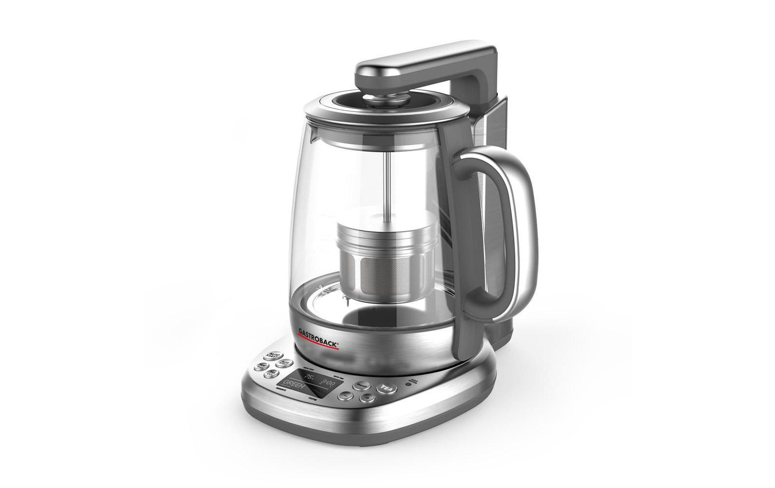 Gastroback Tee- und Wasserkocher Advanced Plus 42440 Silber