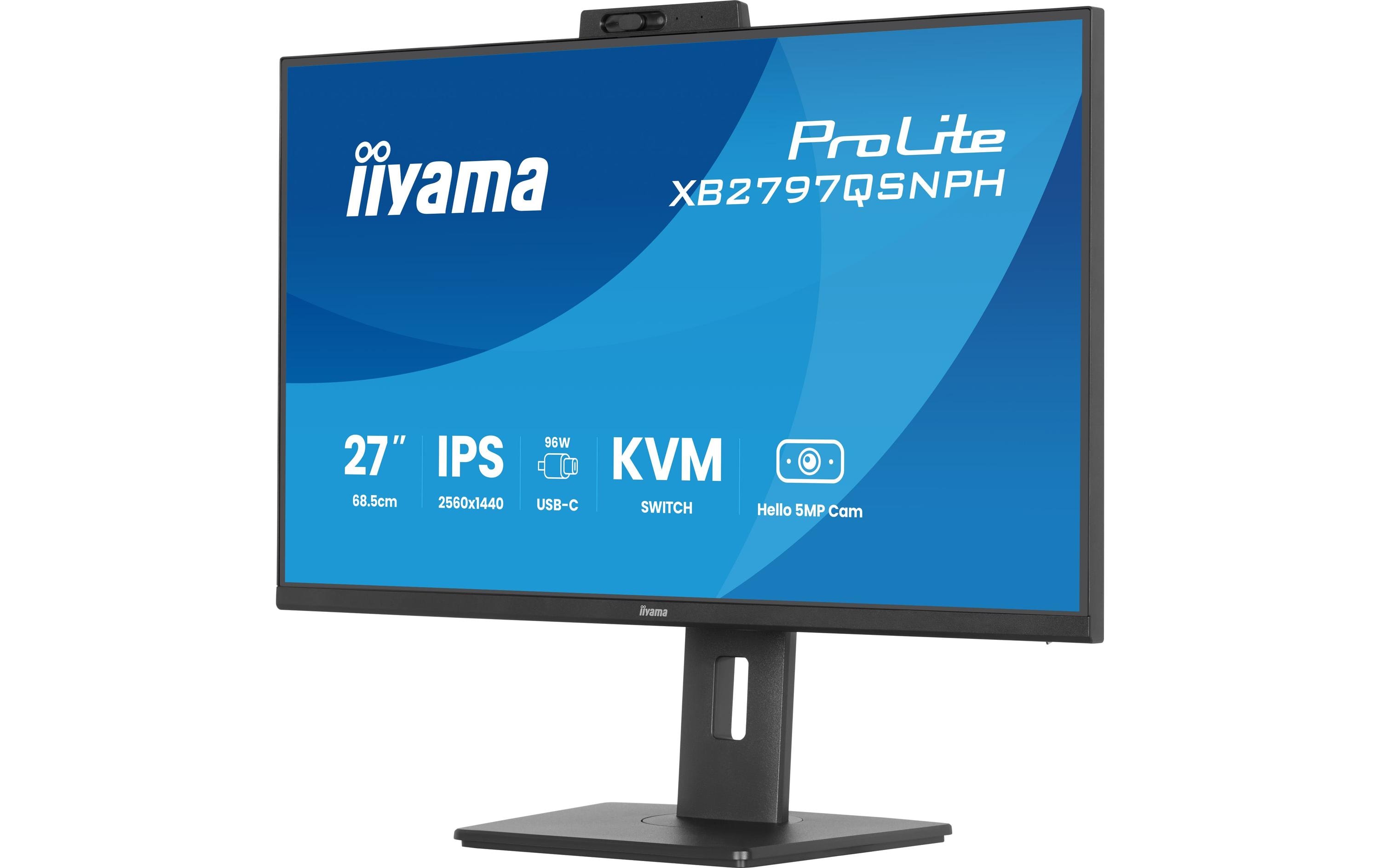 iiyama Monitor ProLite XB2797QSNPH-B1 27 , 2560 x 1440 (WQHD)