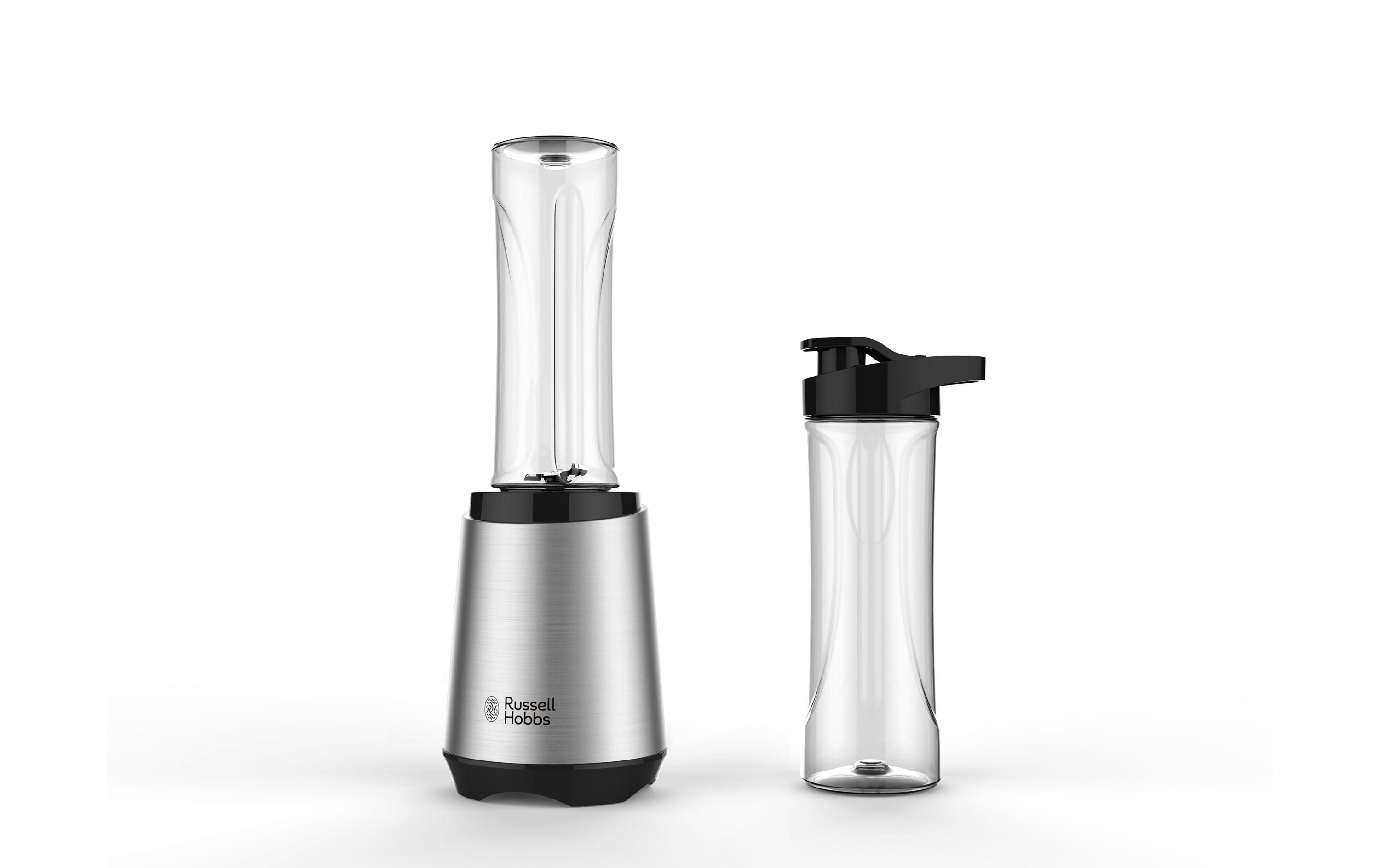 Russell Hobbs Smoothie Maker Mix and Go Steel Silber