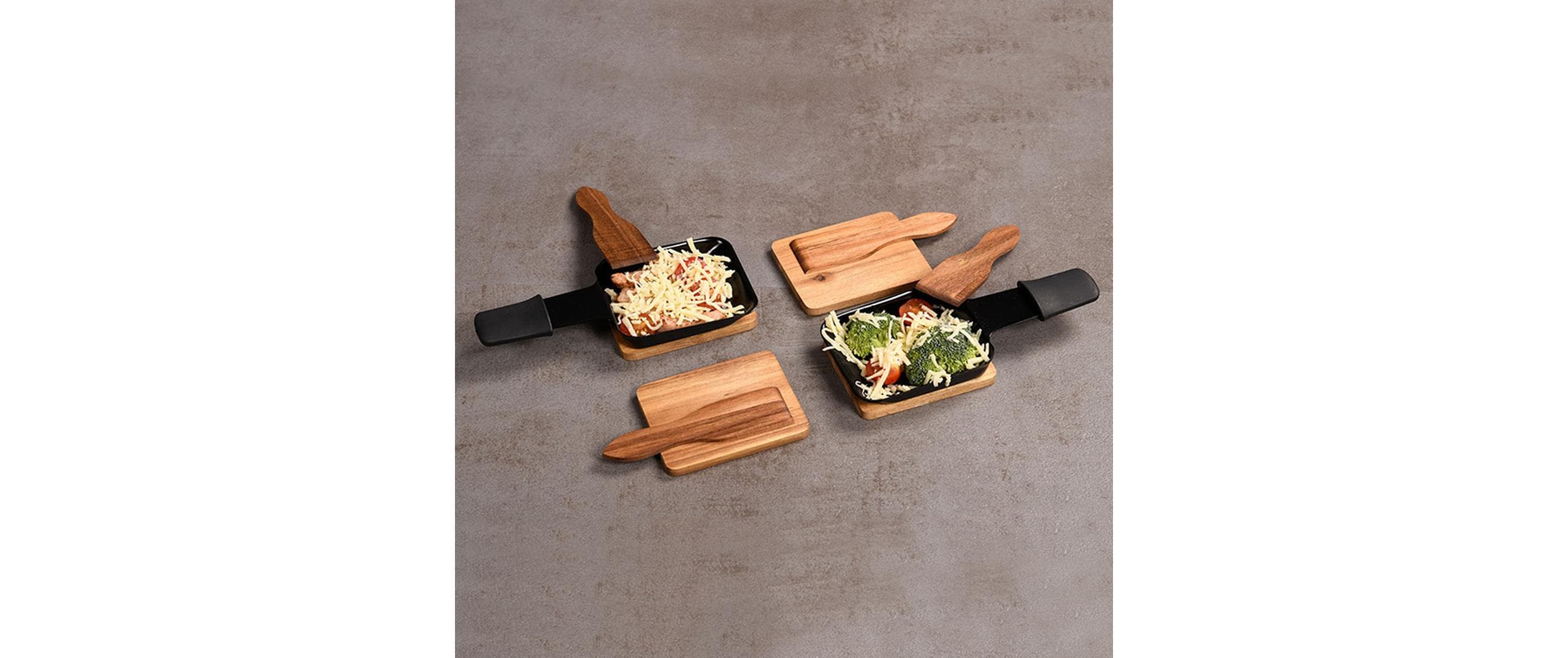 Kesper Raclette-Spachtel Akazienholz, 8 Stück