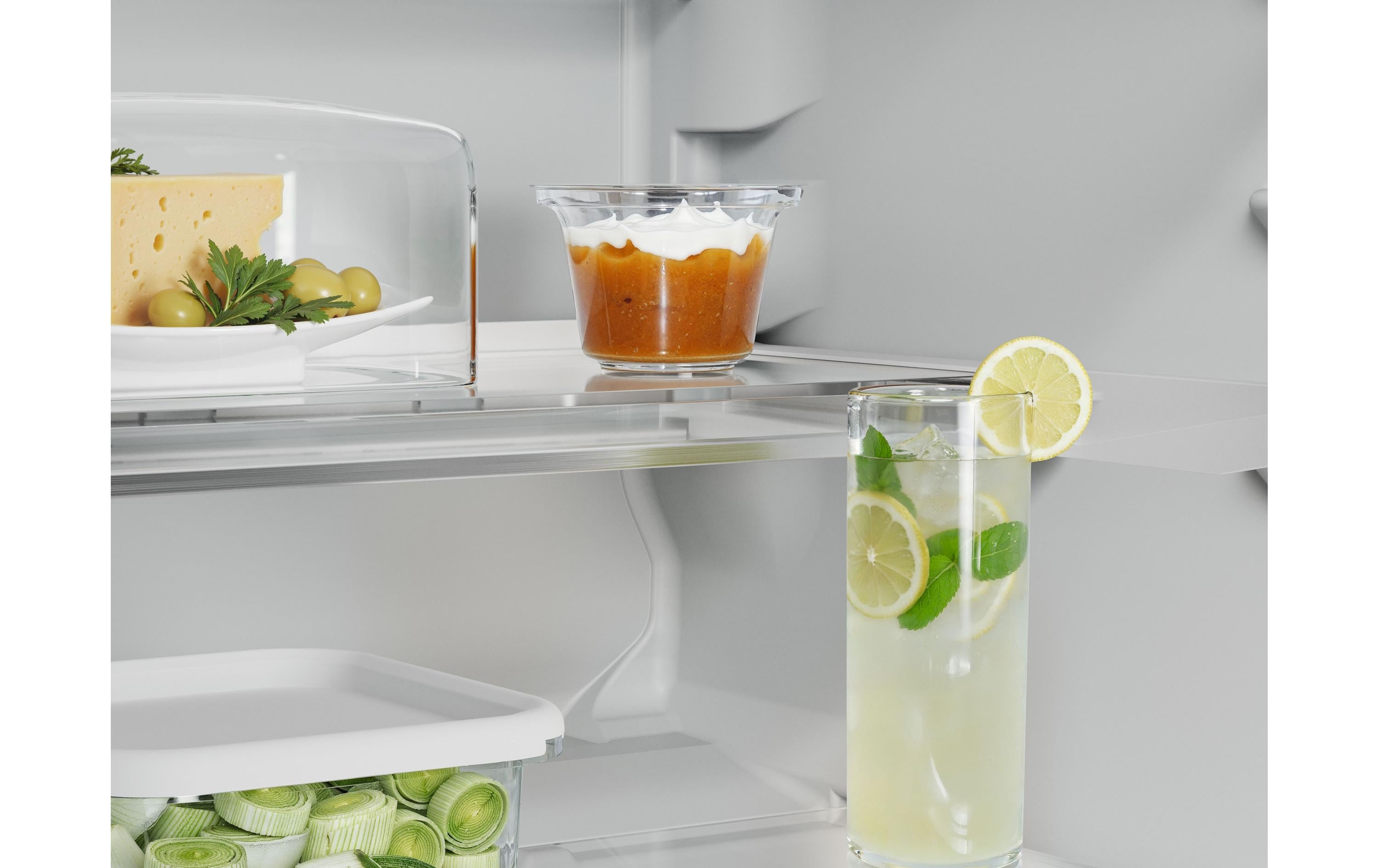 Electrolux Einbaukühlschrank EK244SLWE Weiss, Wechselbar, Links