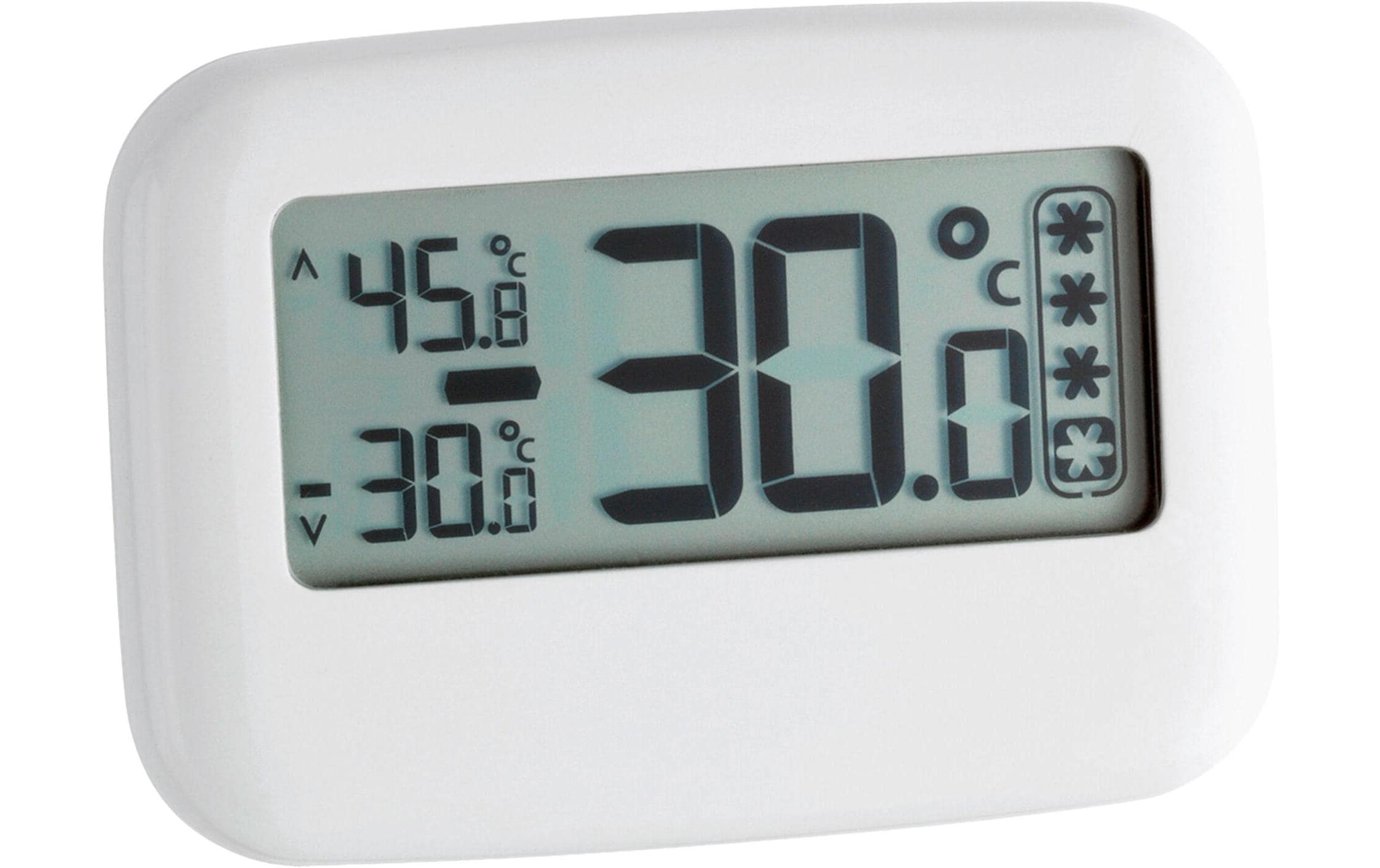 TFA Dostmann Kühlthermometer Digital Kunststoff Weiss