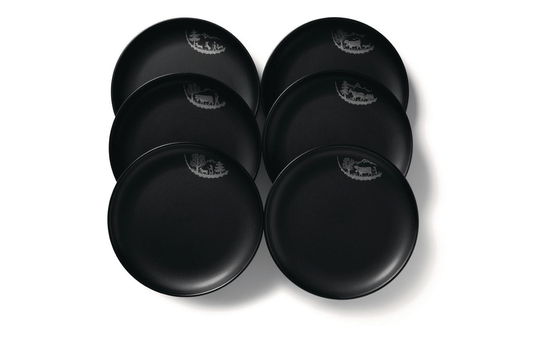 Stöckli Fondueteller Alpaufzug Schwarz Stöckli Fondueteller Alpaufzug Schwarz