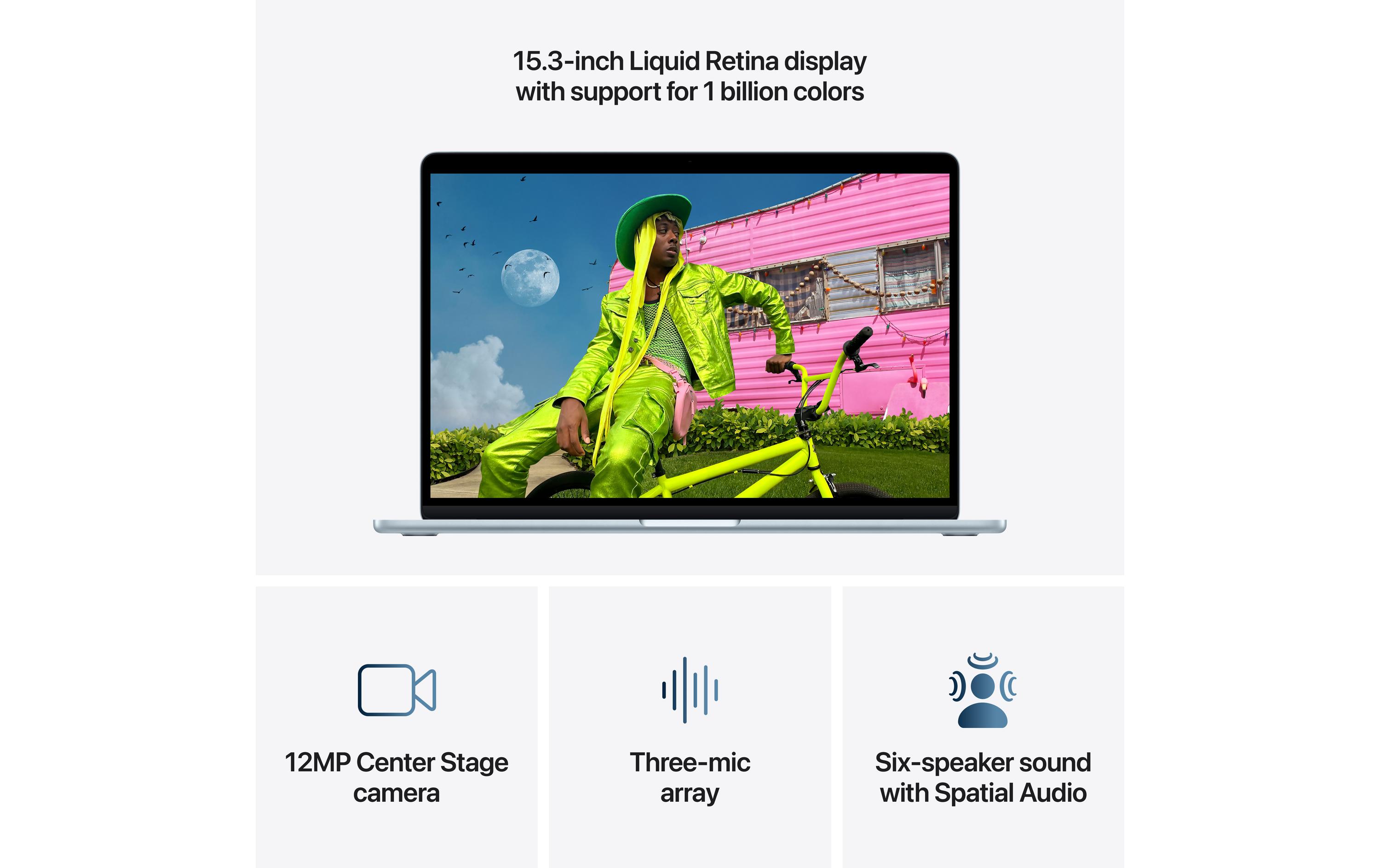 Apple MacBook Air 15 2026 M5 10C GPU / 24 GB / 1 TB Sky Blue