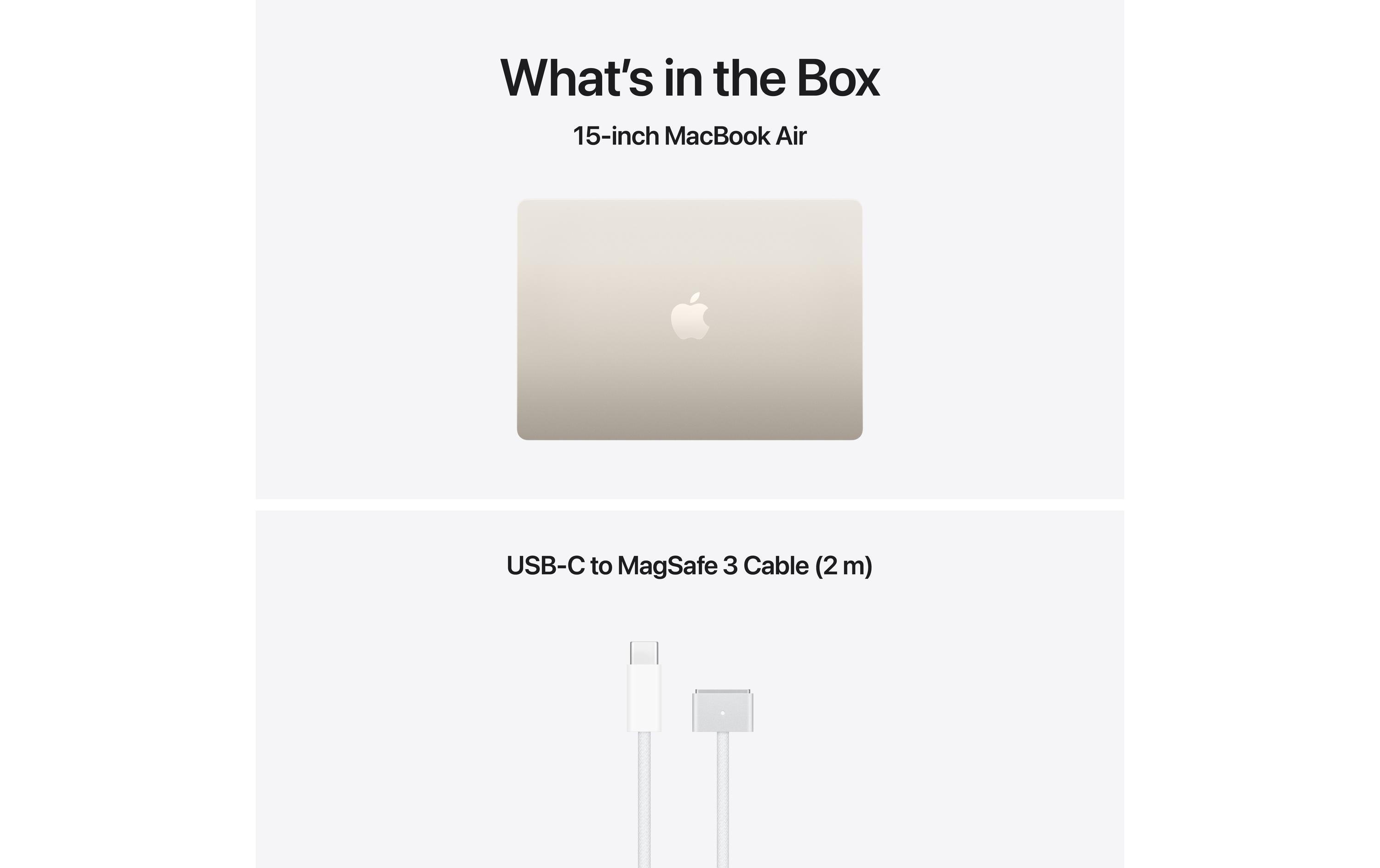 Apple MacBook Air 15 2026 M5 10C GPU / 24 GB / 1 TB Starlight