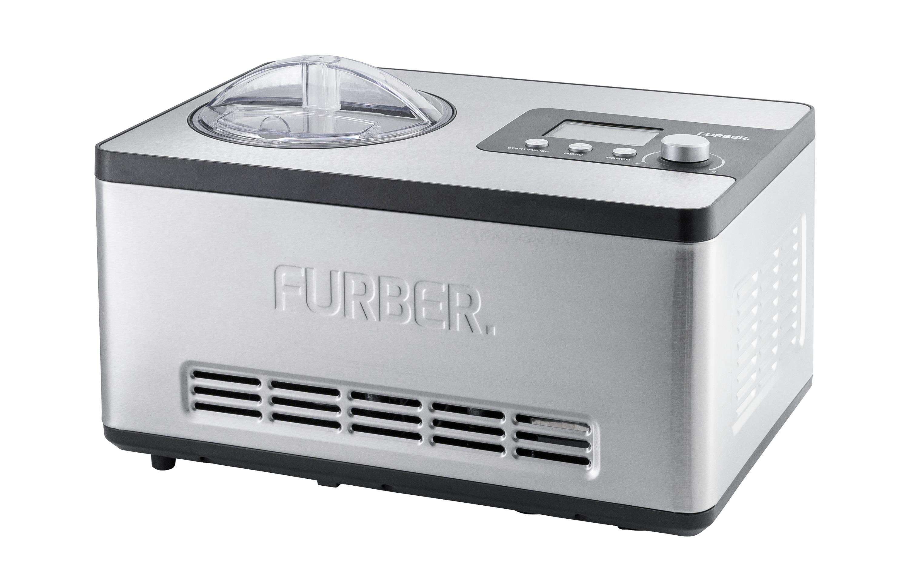 FURBER Glacemaschine Luigi Pro 1.5 l, Edelstahl FURBER Glacemaschine Luigi Pro 1.5 l, Edelstahl
