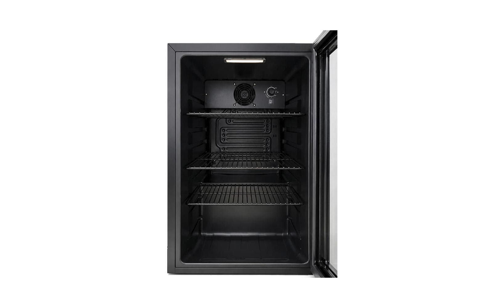 Kibernetik Getränkekühlschrank GK70 69 l, 4 - 12 °C, Glastür, Schwarz