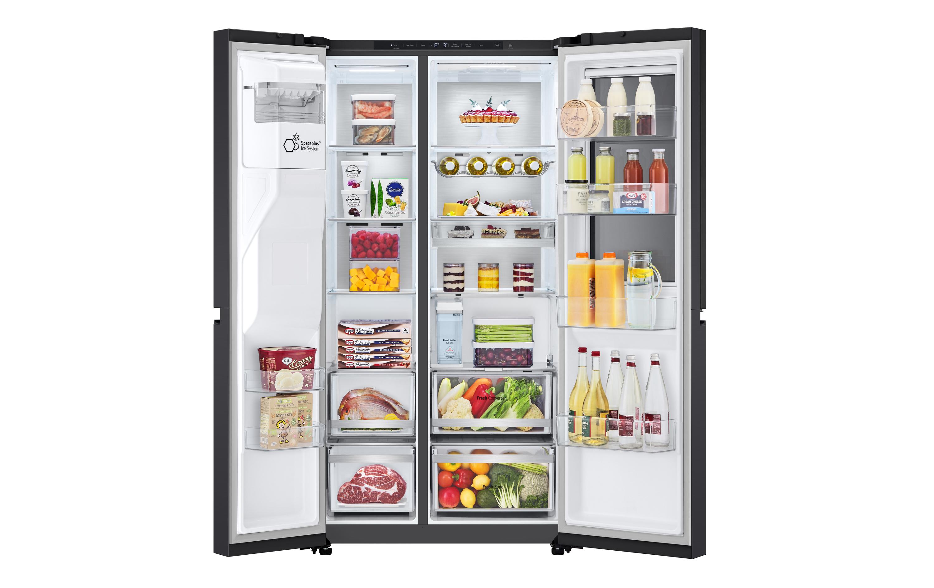 LG Foodcenter GSXE91EVAD Essence Black Steel