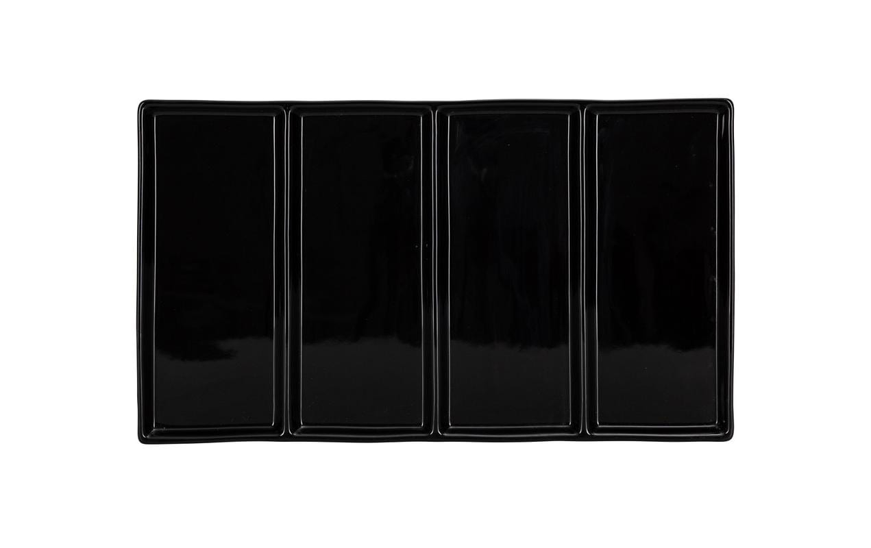 Nouvel Fondue-Teller Rettangolo, Schwarz, 39 x 23 x 2.5 cm Nouvel Fondue-Teller Rettangolo, Schwarz, 39 x 23 x 2.5 cm