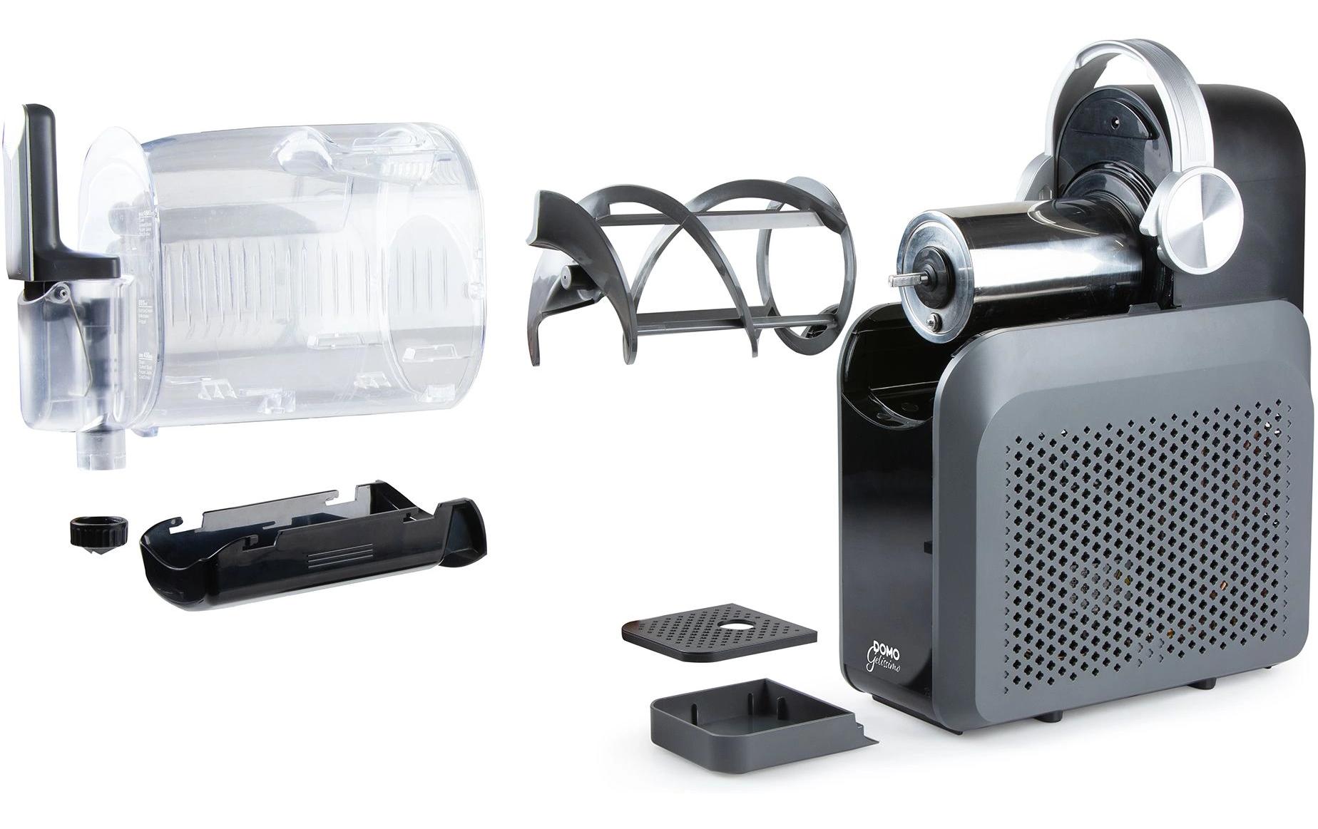 Domo Glacemaschine DO9308I 1.8 l, Schwarz/Silber