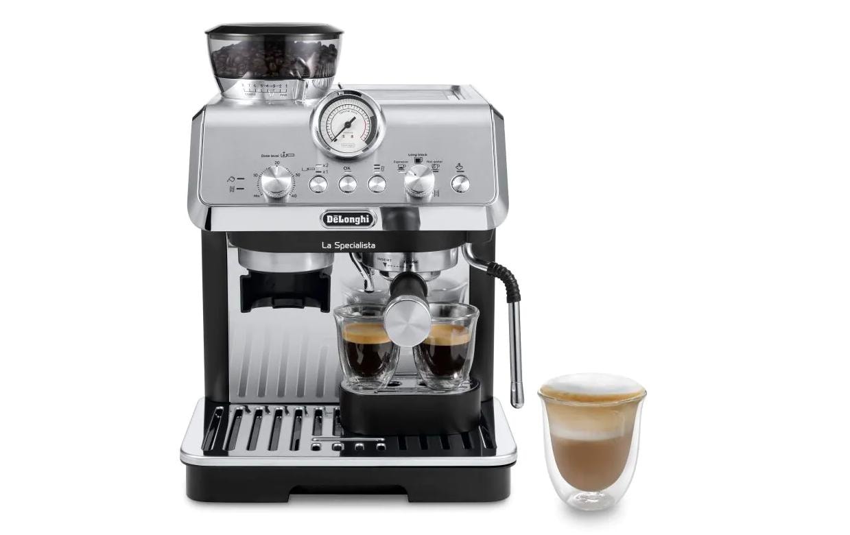 De'Longhi Siebträgermaschine EC9155.MB La Specialista Arte Silber De'Longhi Siebträgermaschine EC9155.MB La Specialista Arte Silber