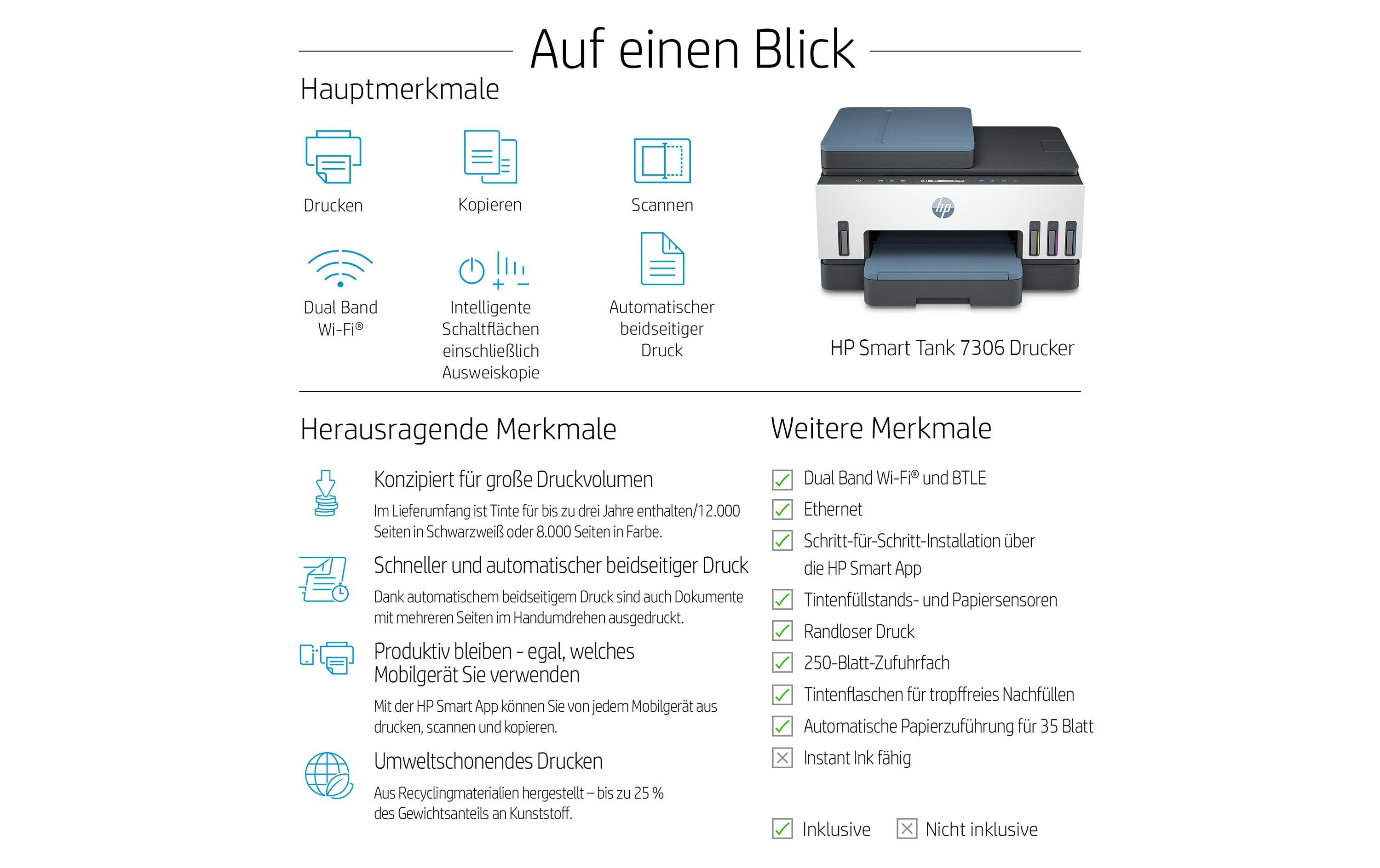 HP Smart Tank 7306