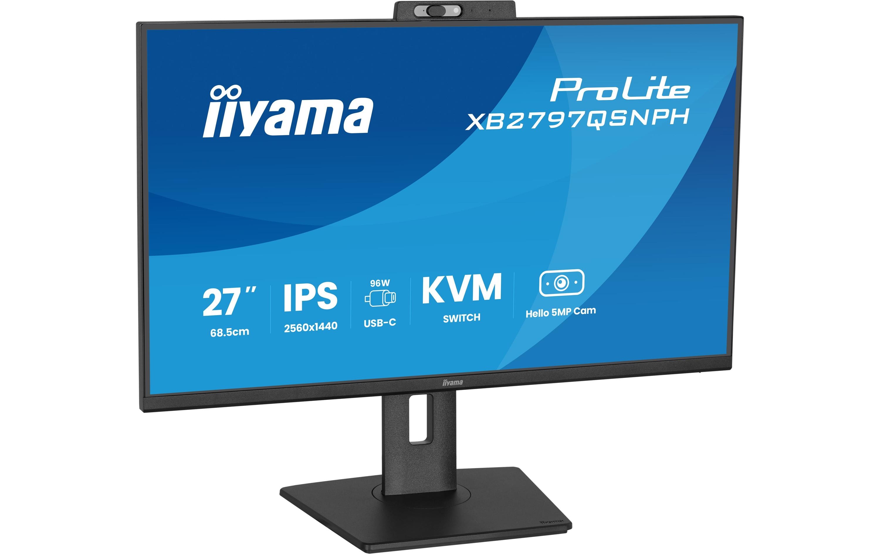 iiyama Monitor ProLite XB2797QSNPH-B1 27 , 2560 x 1440 (WQHD)