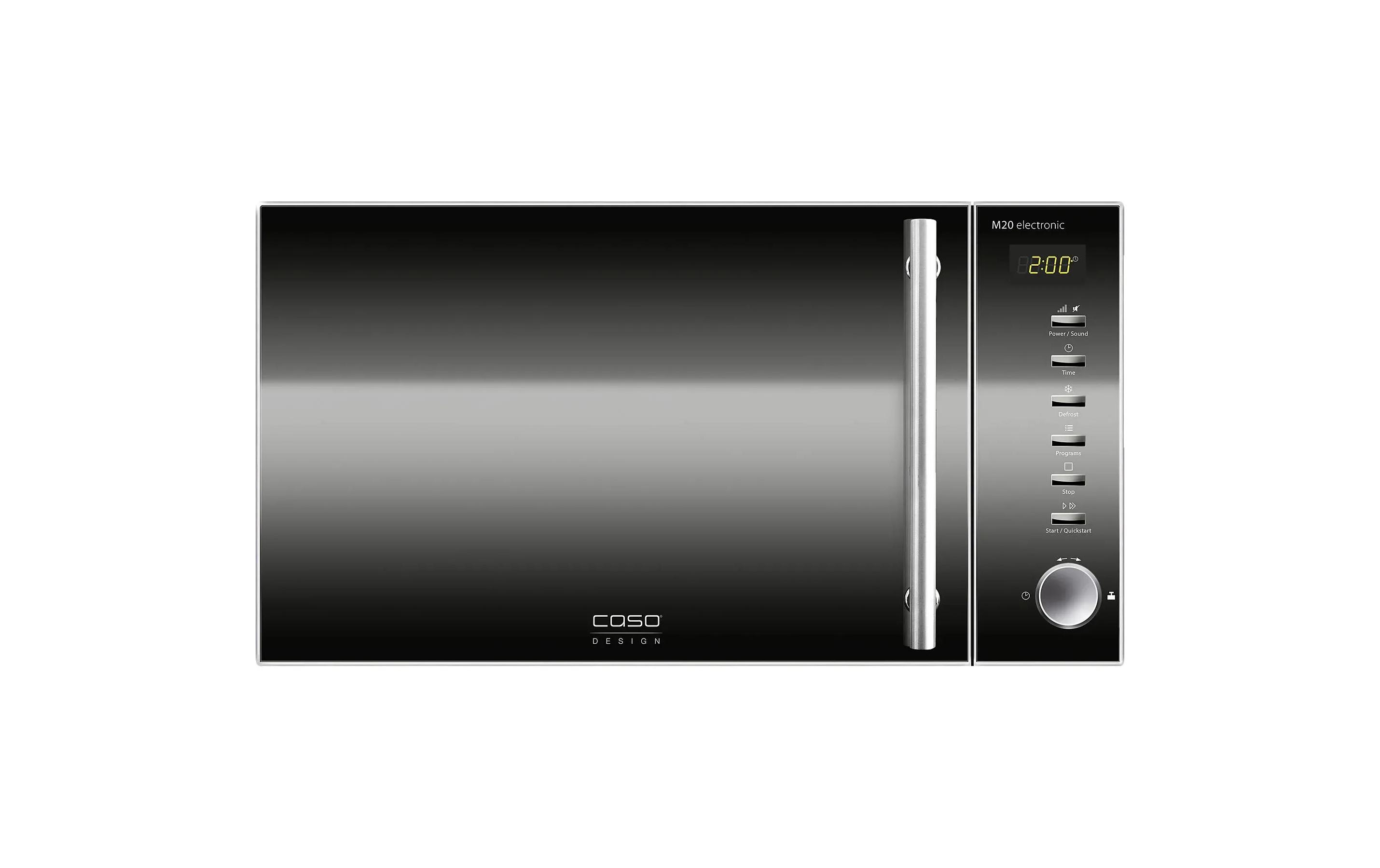 Caso Mikrowelle M20 Electronic Edelstahl 20 l 800 W