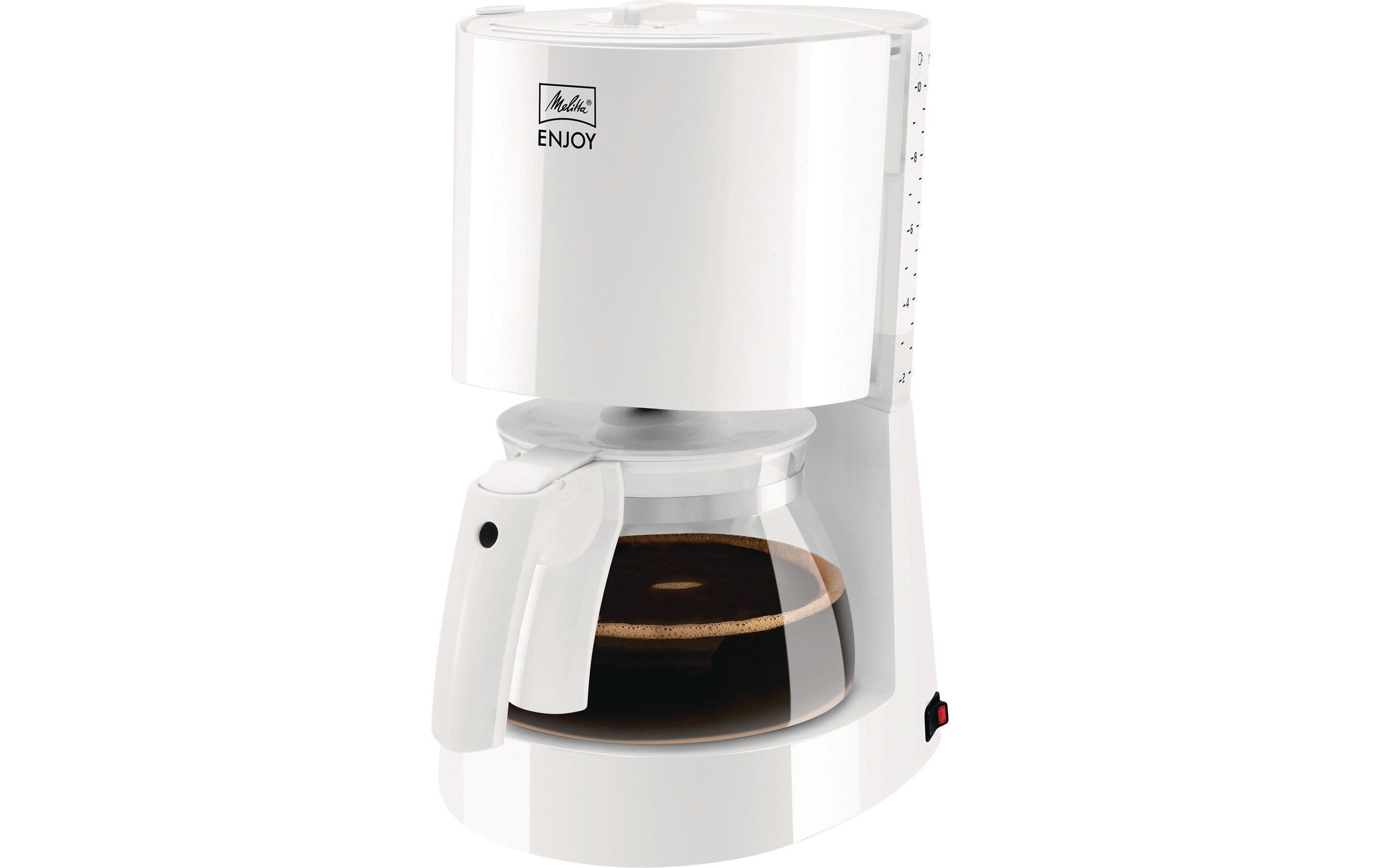 Melitta Filterkaffeemaschine Enjoy Weiss Melitta Filterkaffeemaschine Enjoy Weiss