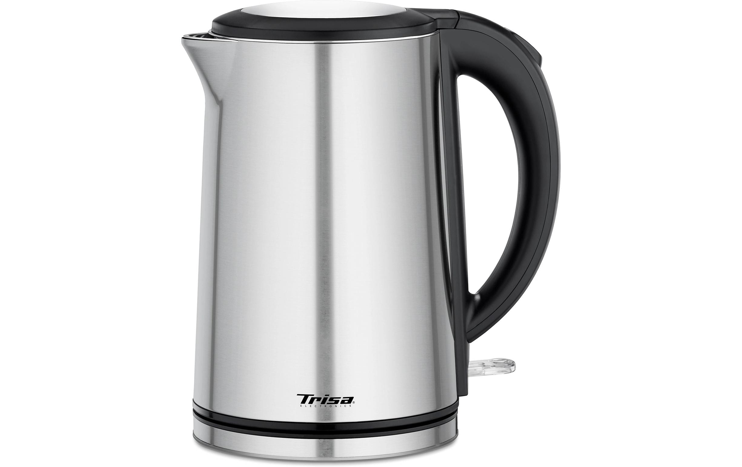Trisa Wasserkocher Comfort Touch 1.5 l, Schwarz/Silber
