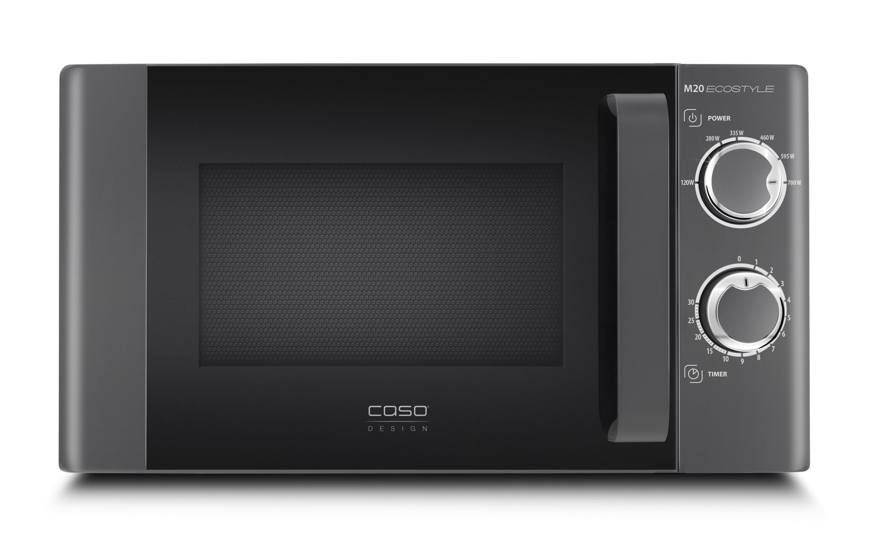 Caso Mikrowelle M20 Ecostyle Grau/Schwarz Caso Mikrowelle M20 Ecostyle Grau/Schwarz