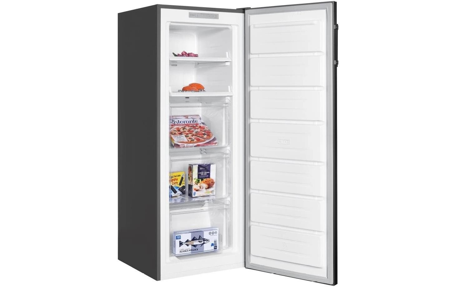 SPC Gefrierschrank H-GS3450 INOX-Look Rechts/Wechselbar