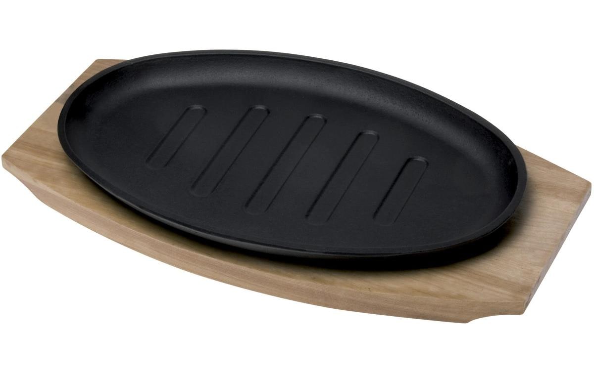 Nouvel Hot Plate mit Holzunterteller 34 x 18 x 5 cm