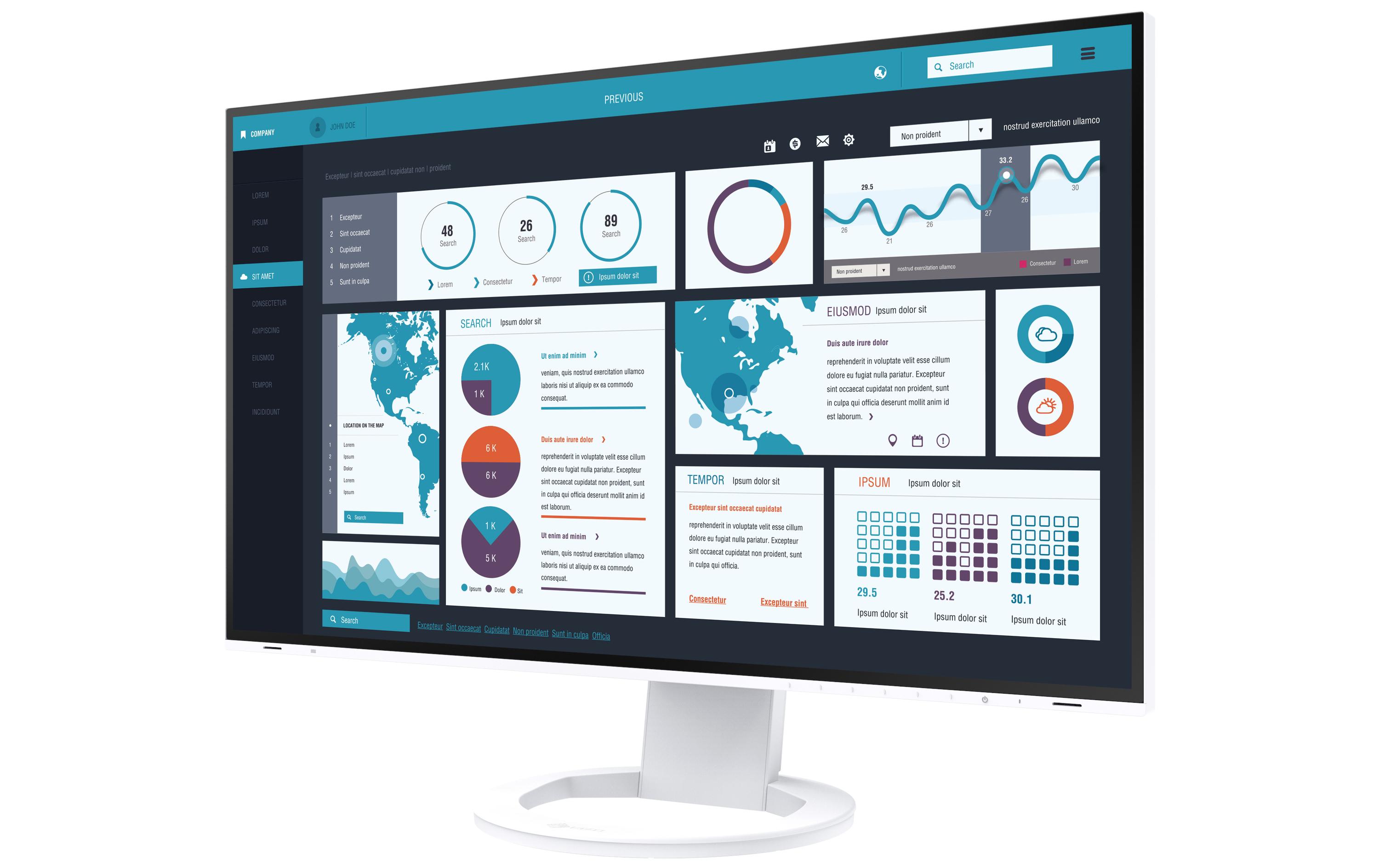 EIZO Monitor EV2795 Swiss Edition Weiss