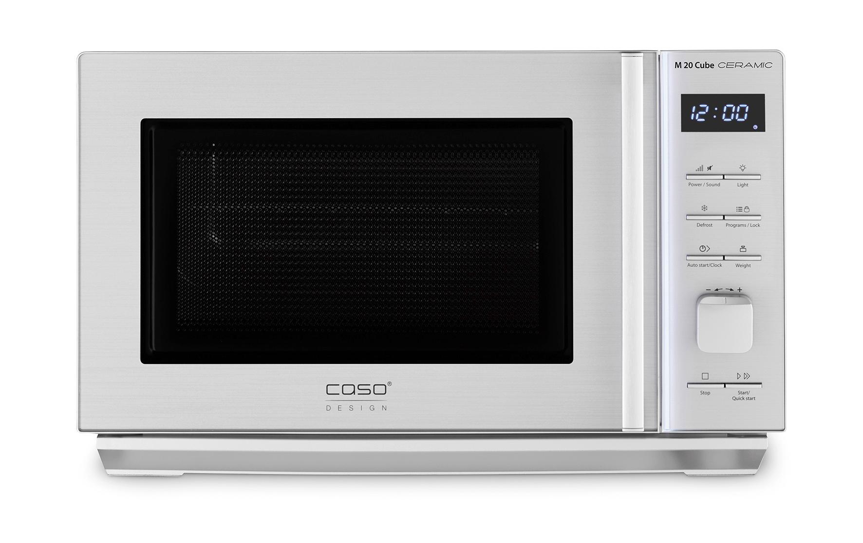 Caso Mikrowelle M 20 Cube Ceramic, Silber Caso Mikrowelle M 20 Cube Ceramic, Silber