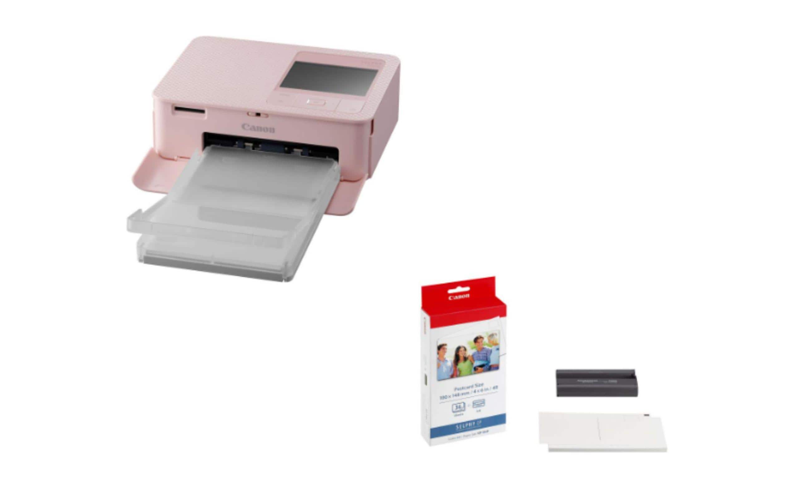 Canon Fotodrucker Selphy CP1500 + KP-36IP (Kit) Rosa