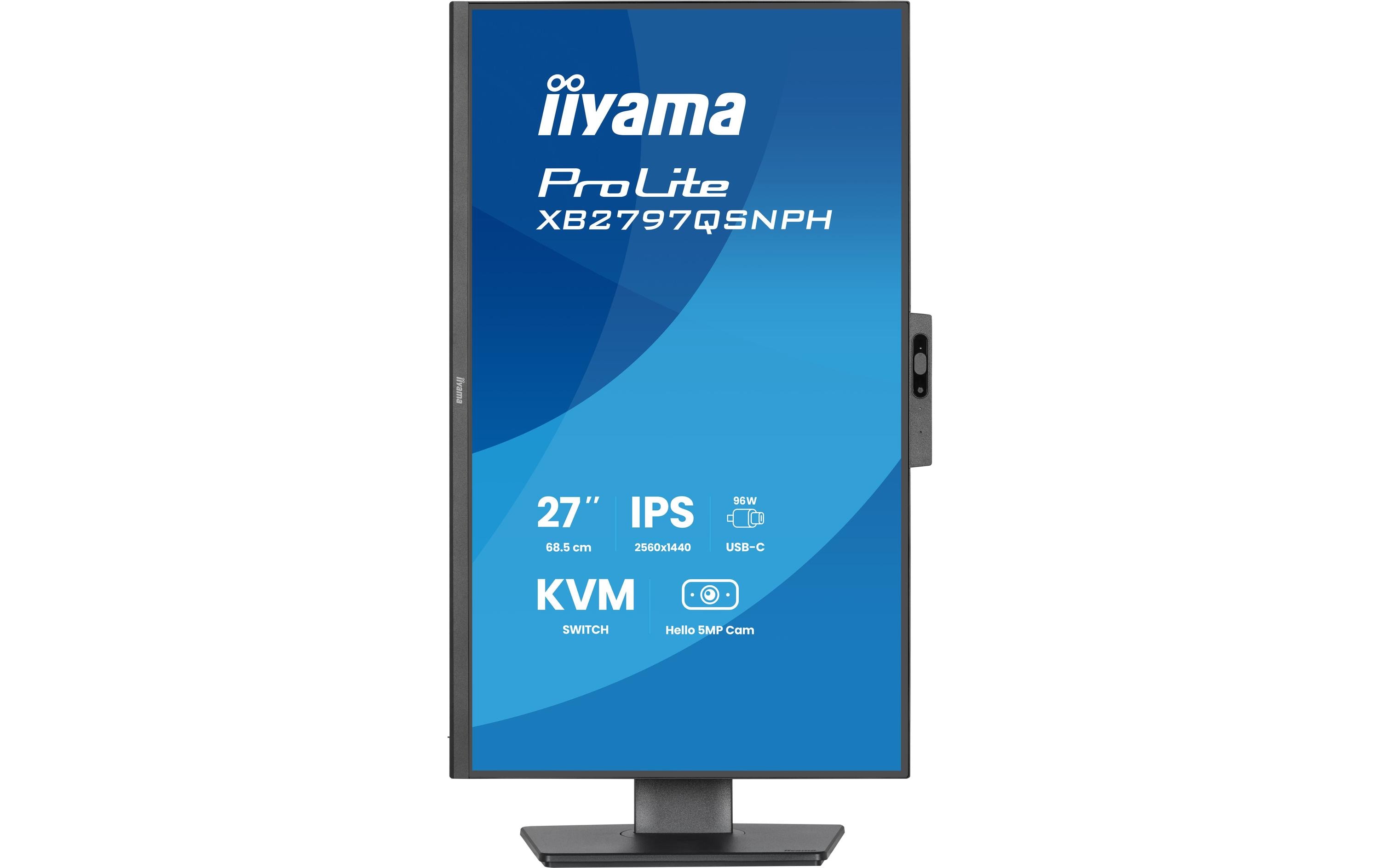 iiyama Monitor ProLite XB2797QSNPH-B1 27 , 2560 x 1440 (WQHD)