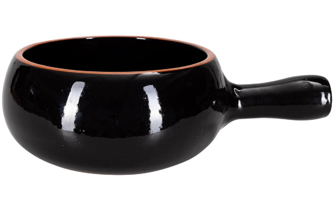 Nouvel Fondue-Caquelon Bombata-Nero-Shine, Ø 22 cm, Schwarz Nouvel Fondue-Caquelon Bombata-Nero-Shine, Ø 22 cm, Schwarz