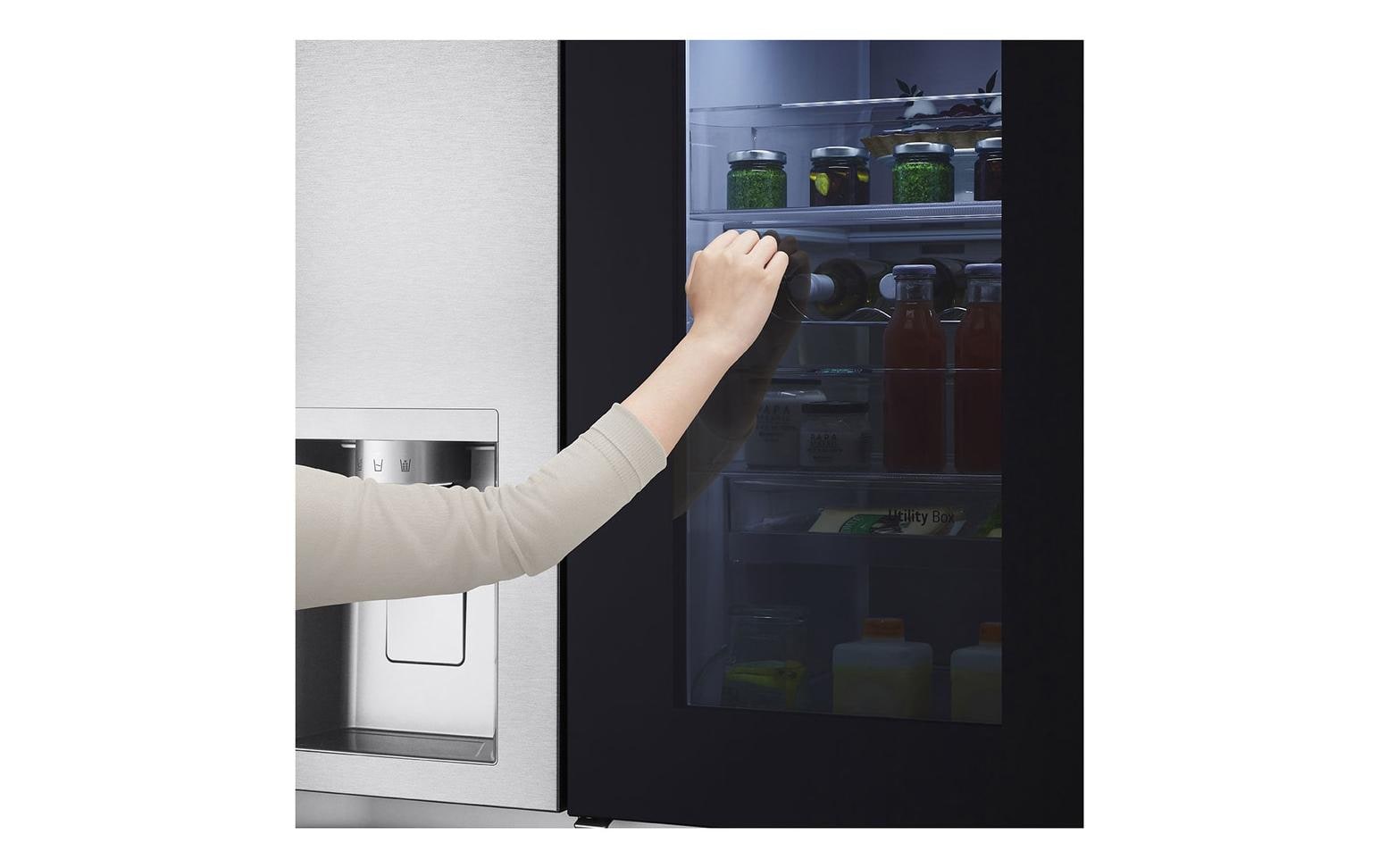 LG Foodcenter GSXE91MBAD Grau, Rechts und Links