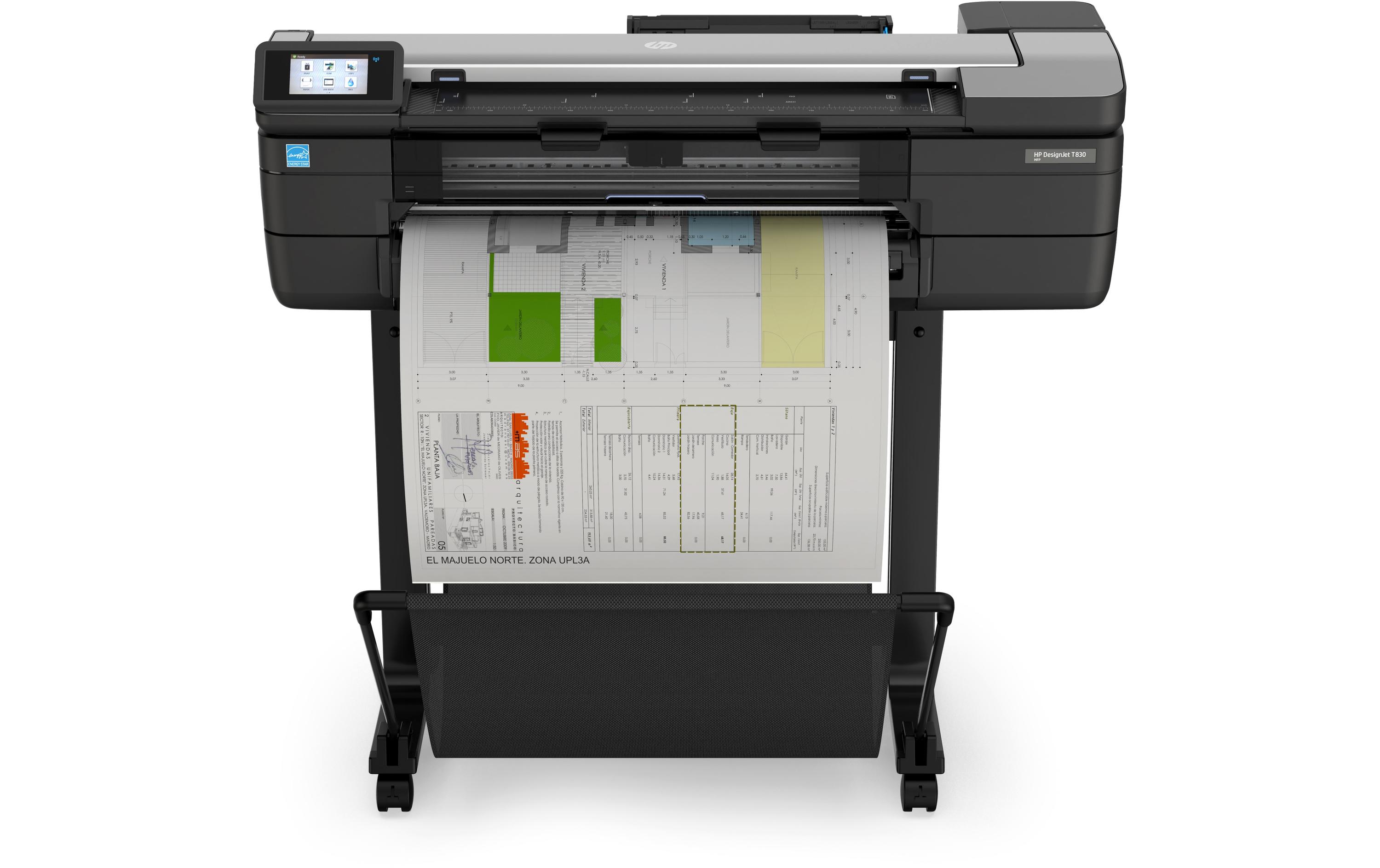 HP Grossformatdrucker DesignJet T830 - 24