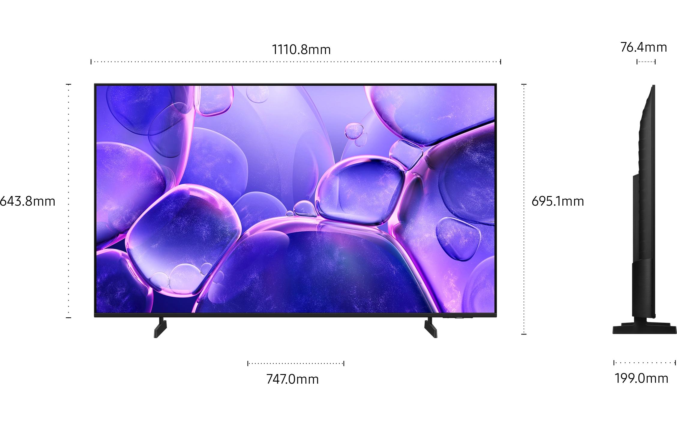 Samsung TV UE50U8000F 50'' U8000F Crystal UHD 4K TV, 2025