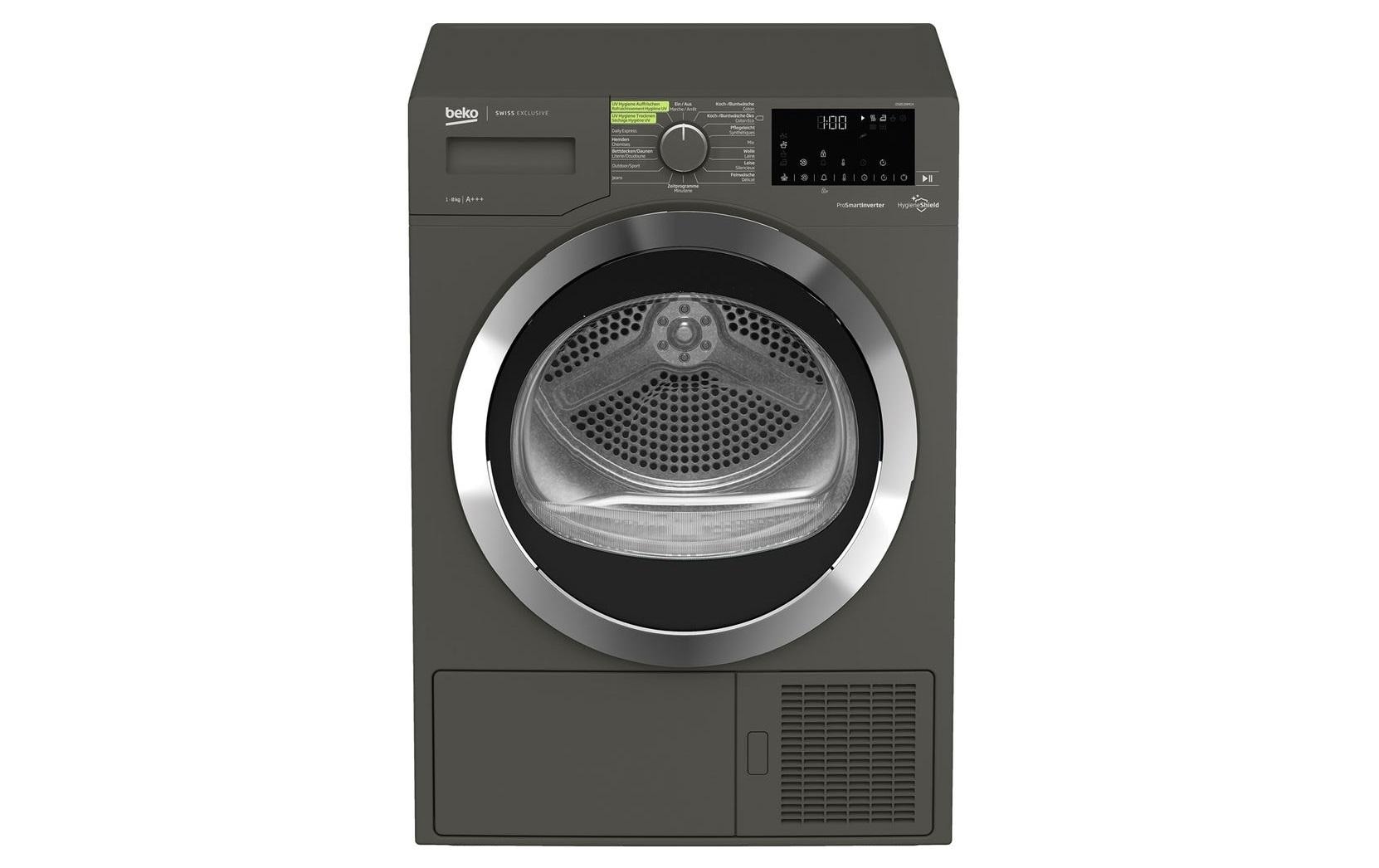 Beko Wäschetrockner DS8539MCH, Rechts, Anthrazit Beko Wäschetrockner DS8539MCH, Rechts, Anthrazit