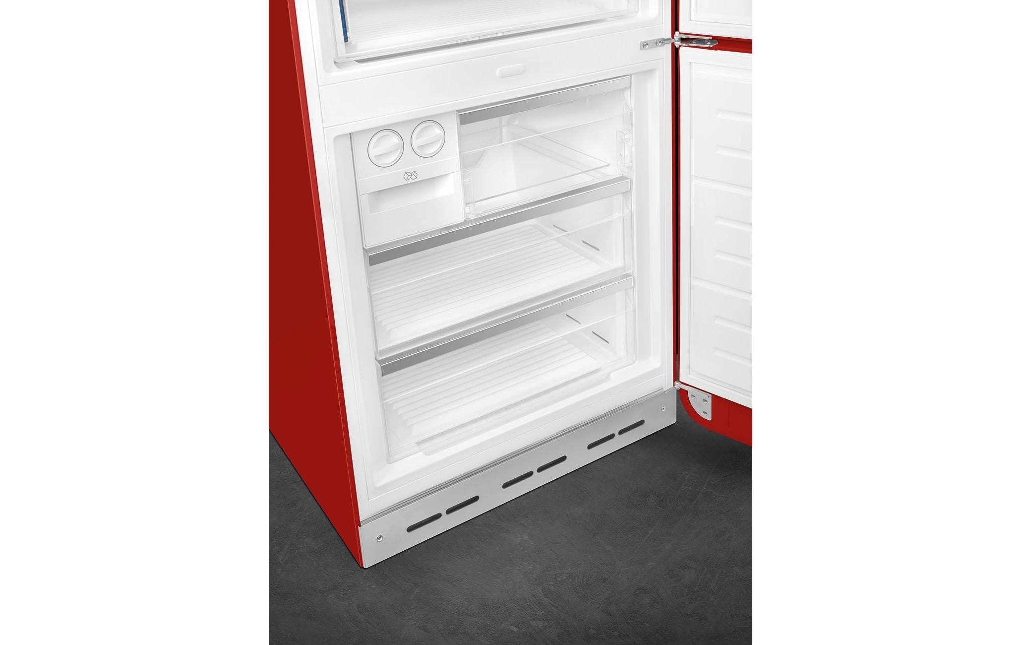 SMEG Kühl-Gefrierkombination FAB38RRD6 Rot, Rechts