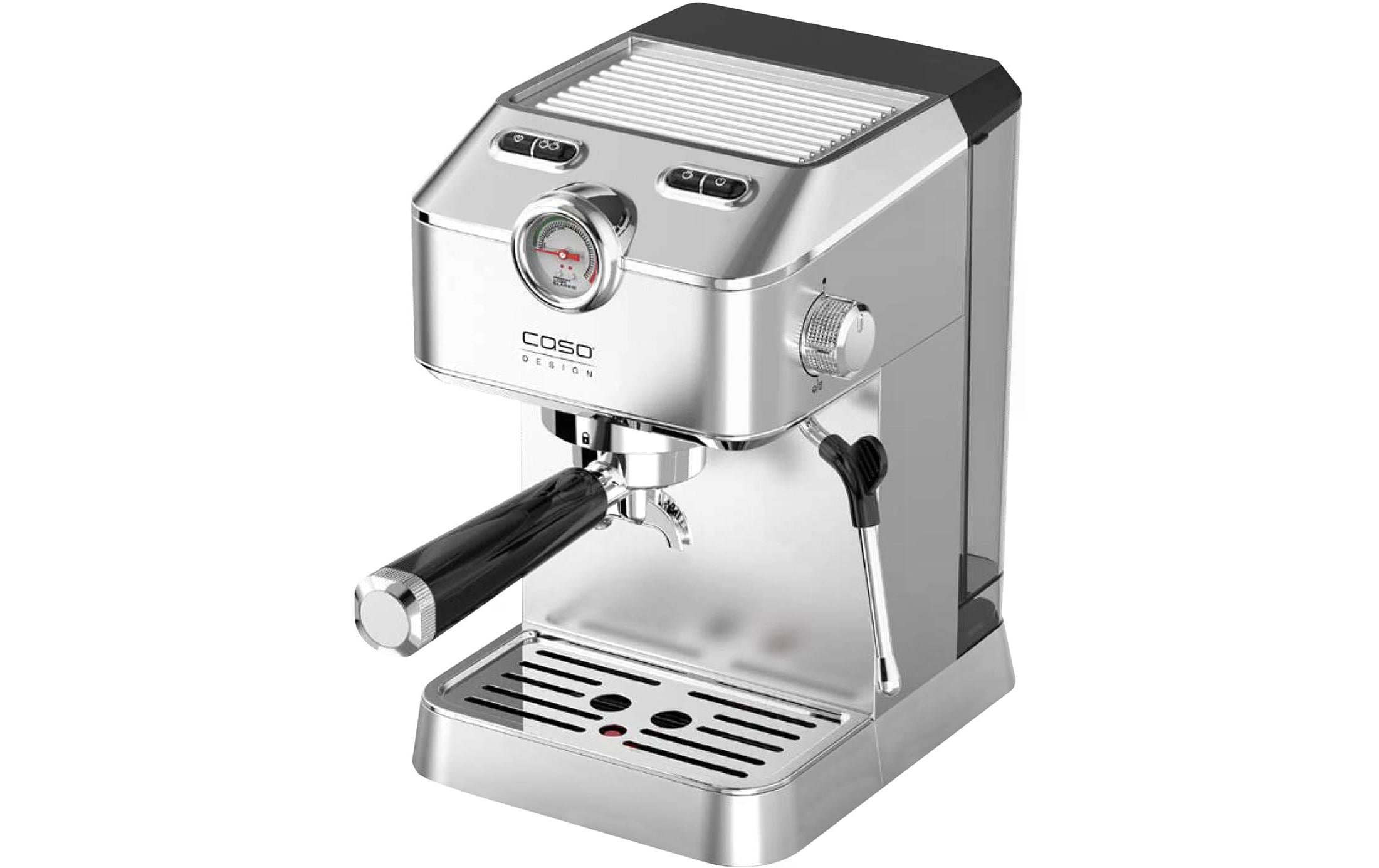 Caso Siebträgermaschine Espresso Gourmet Silber Caso Siebträgermaschine Espresso Gourmet Silber