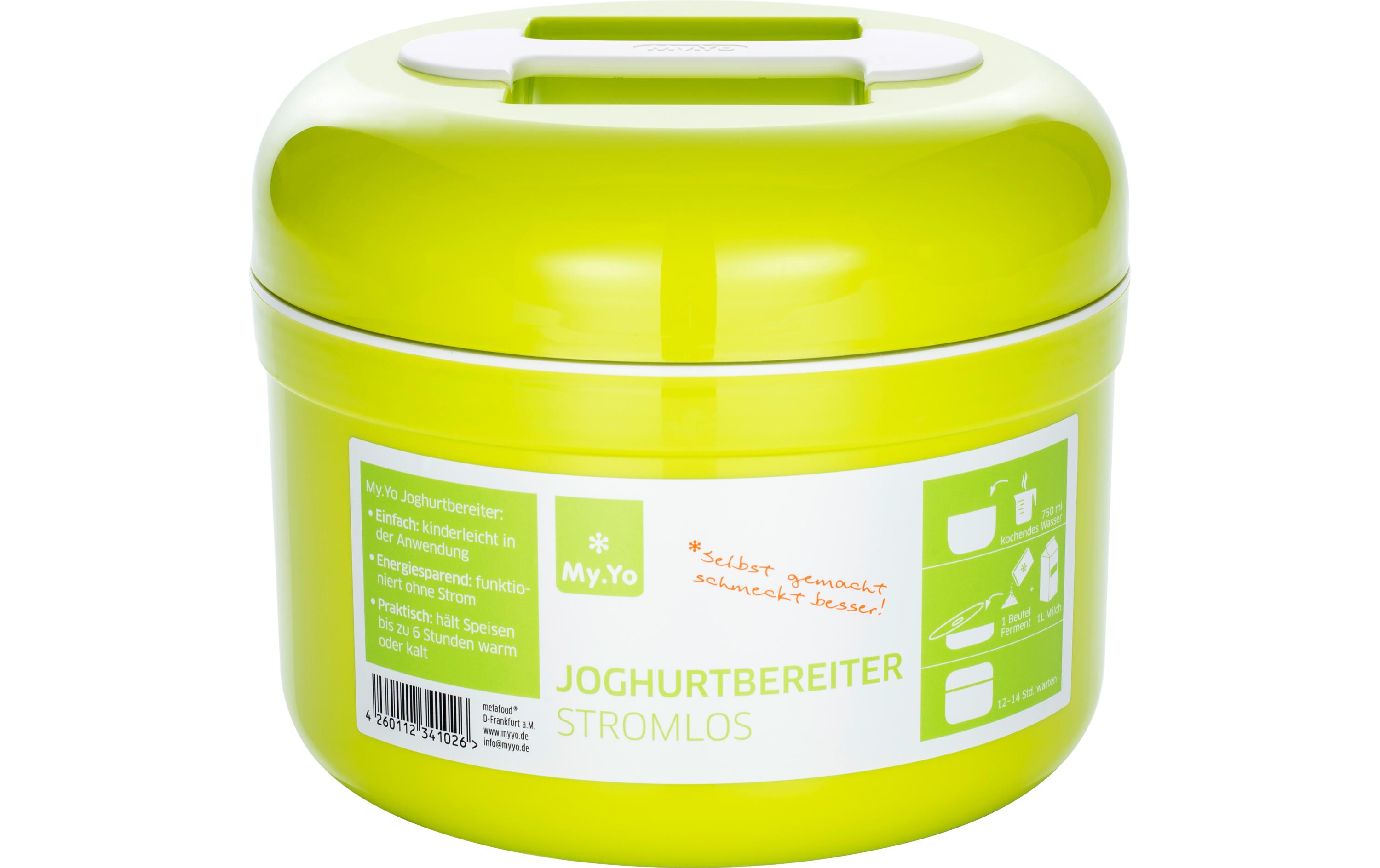 My. Yo Joghurtmaker   hellgrün 1 l My. Yo Joghurtmaker   hellgrün 1 l