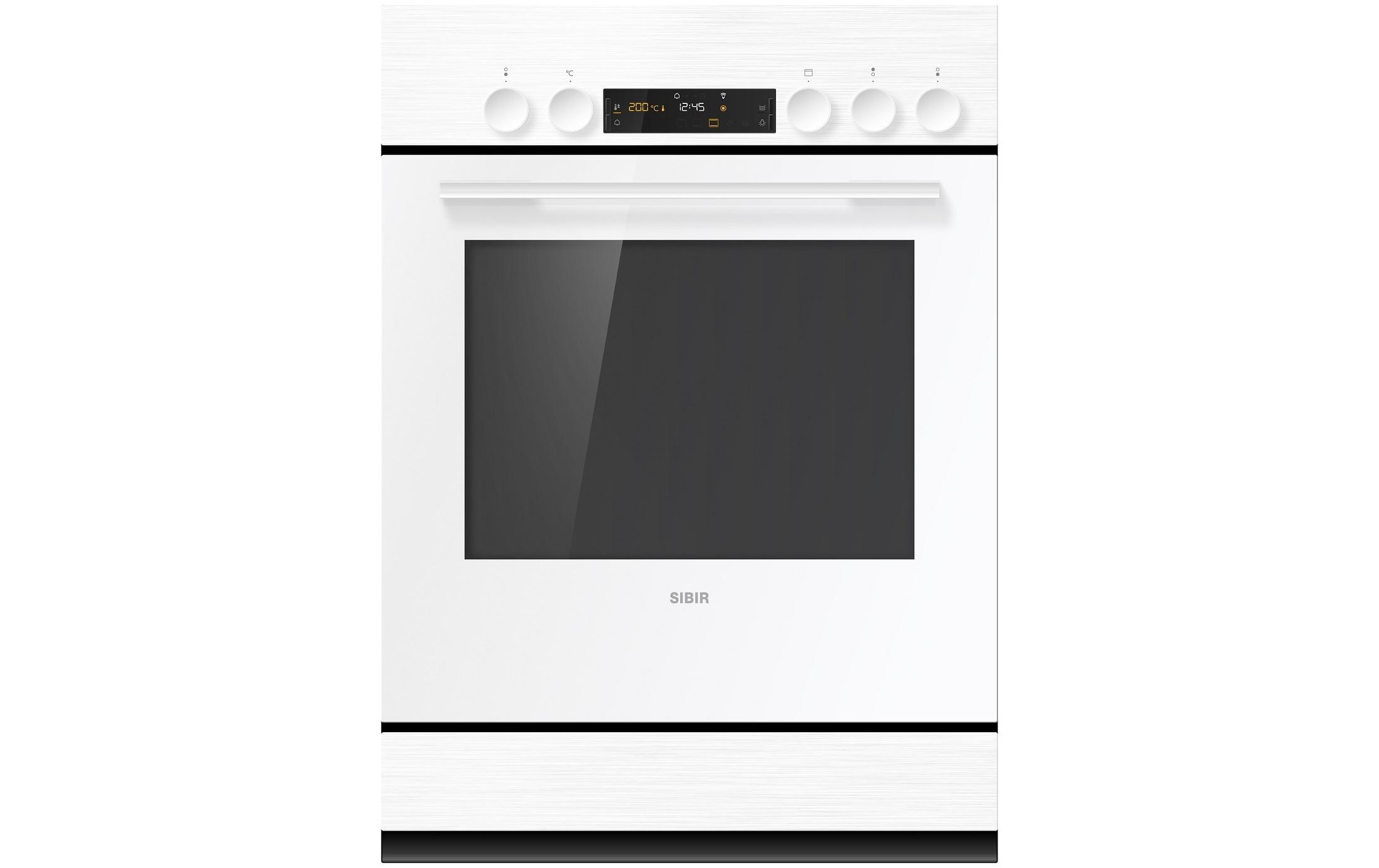 Sibir Einbaubackofen EH Tritherm 3 V400 22019 Weiss A