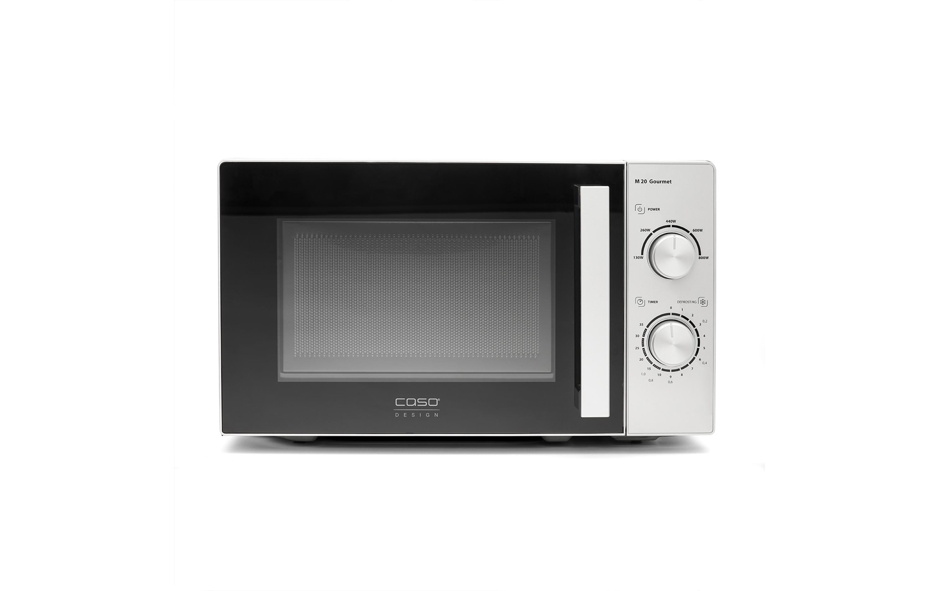 Caso Mikrowelle M20 Gourmet Schwarz/Silber Caso Mikrowelle M20 Gourmet Schwarz/Silber